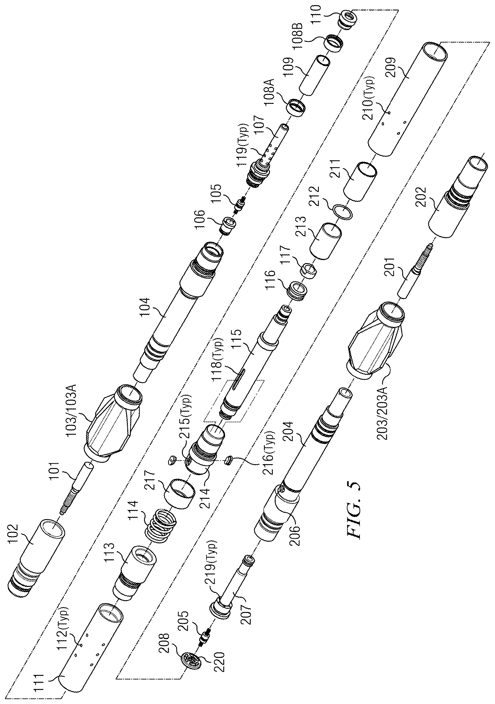 Patent US11781425 Figure 10 – Oscillating datalink useful in downhole applications