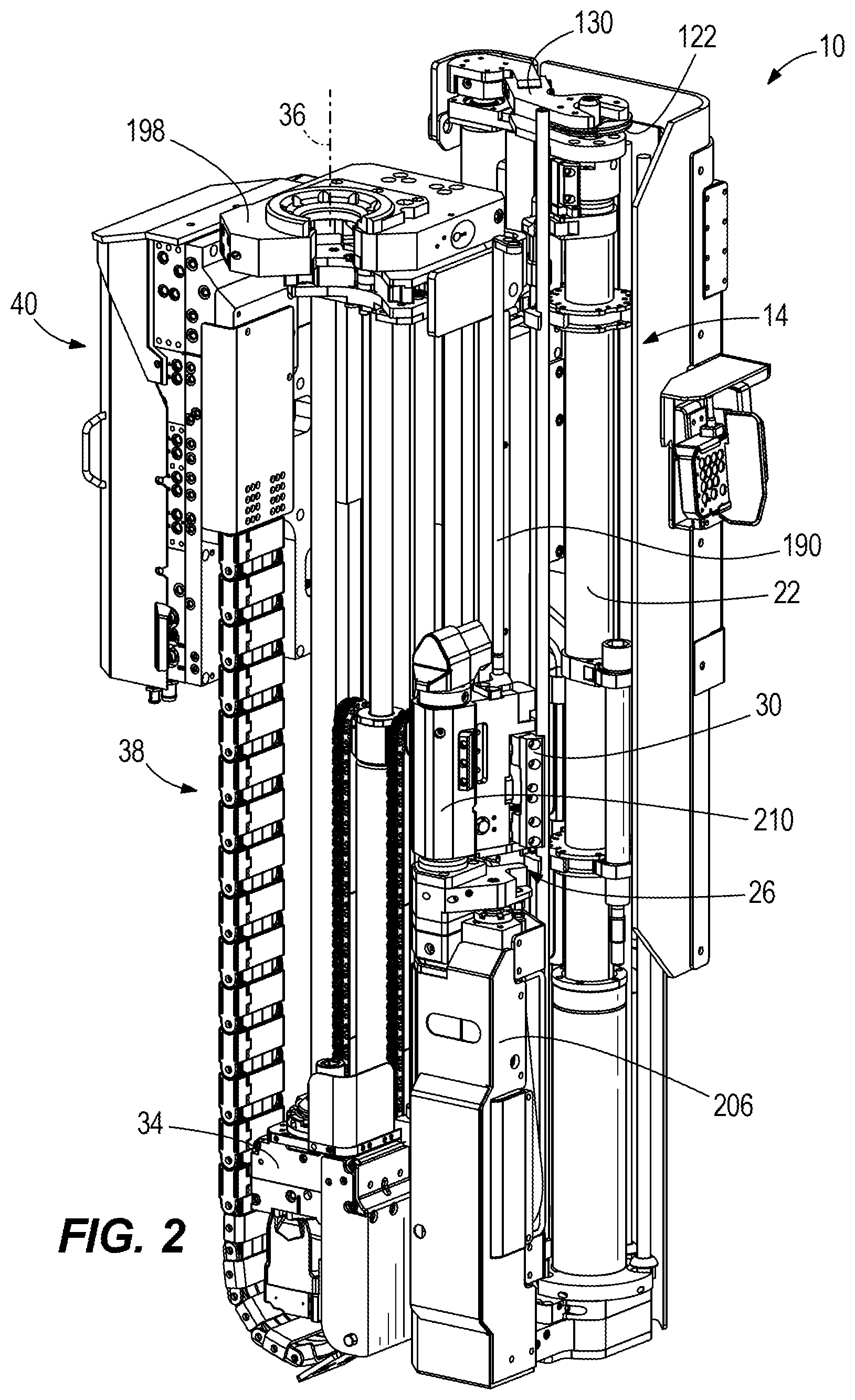 Patent US11781430 Figure 2 – Bolter