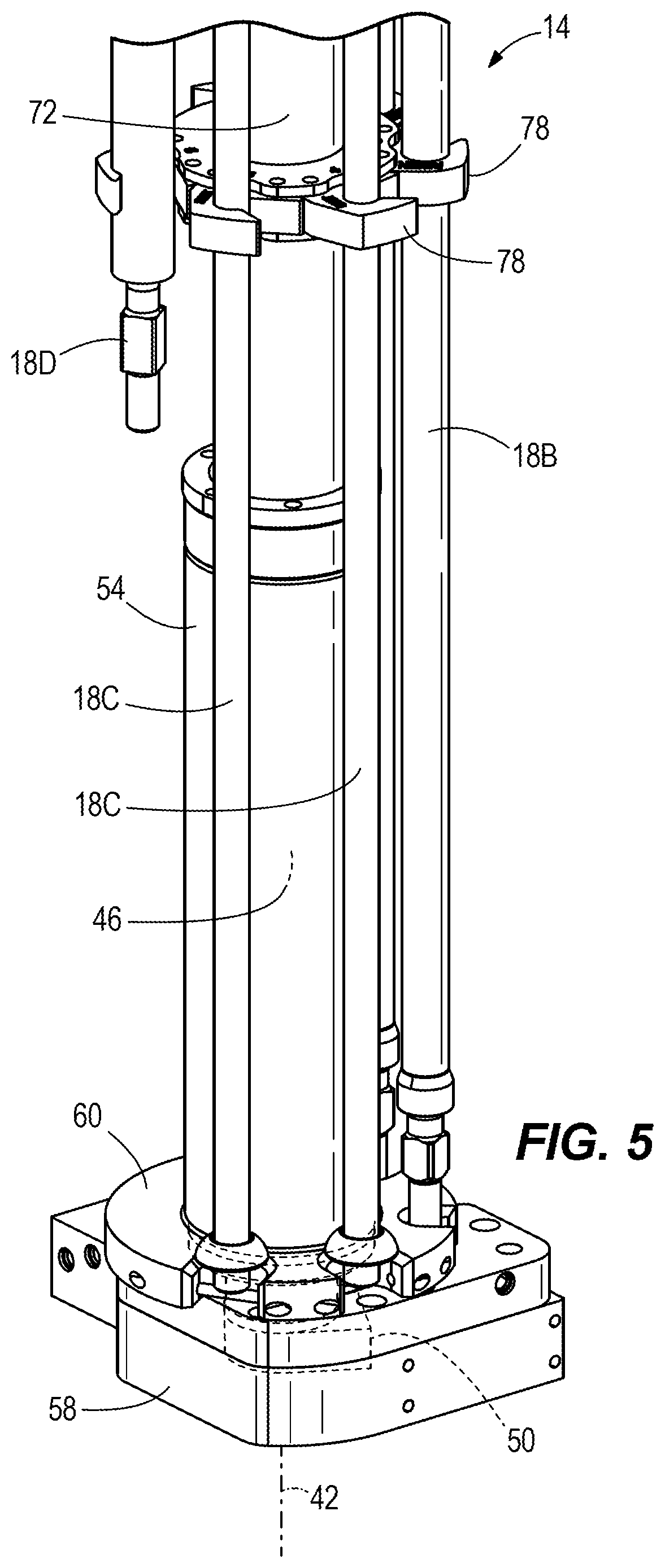 Patent US11781430 Figure 5 – Bolter
