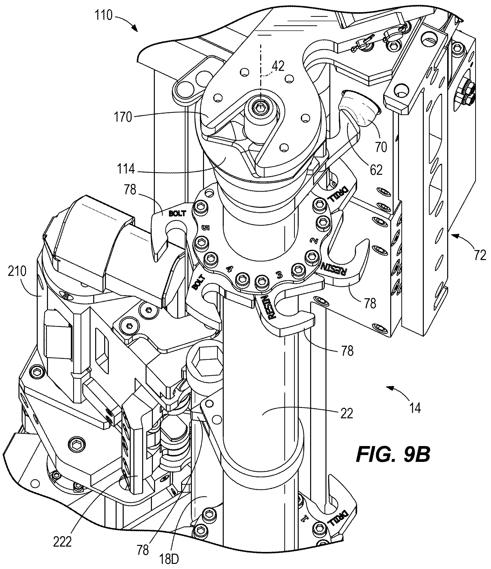 Patent US11781430 Figure 9 – Bolter