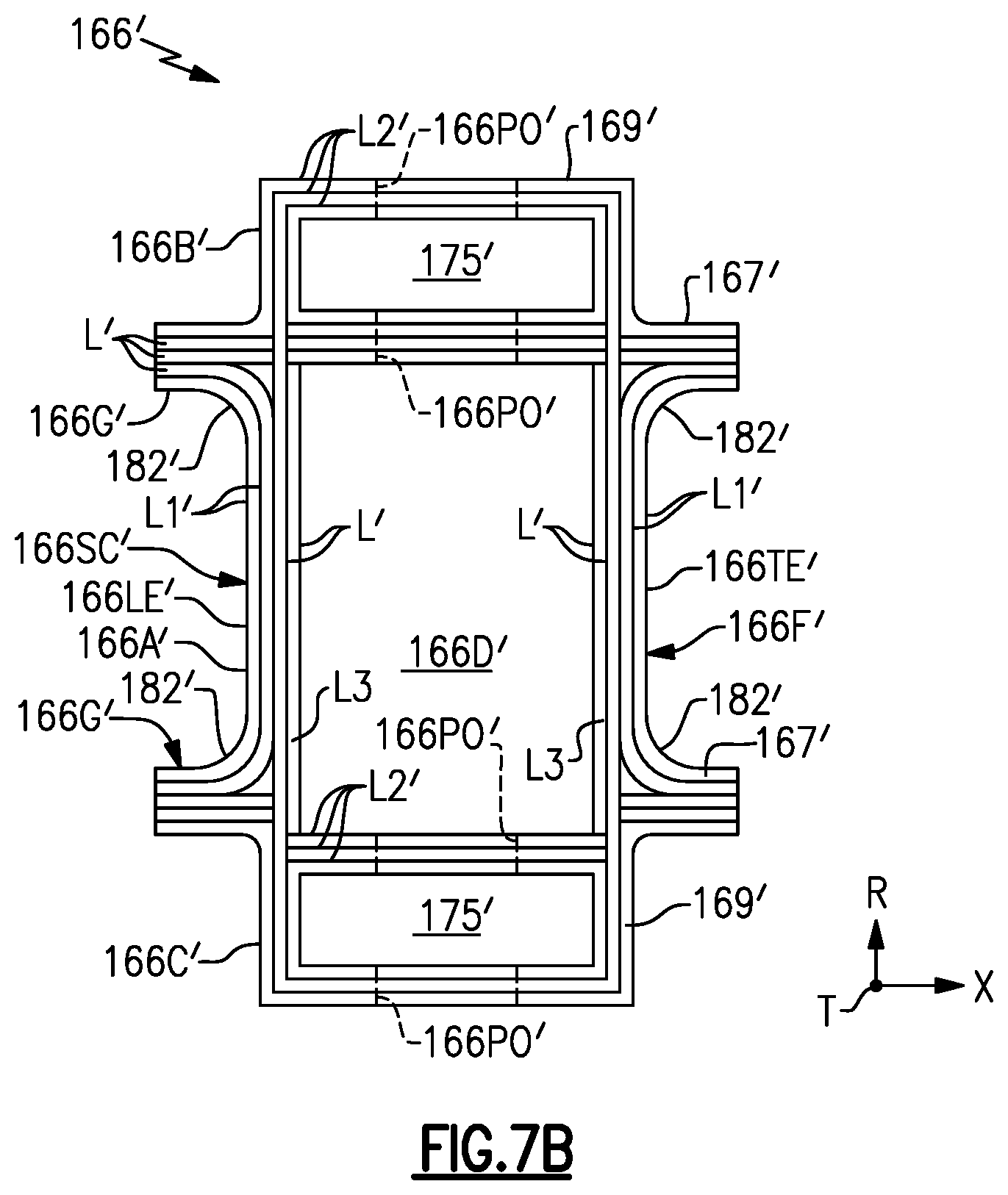 Patent US11781432 Figure 6 – Nested vane arrangement for gas turbine engine