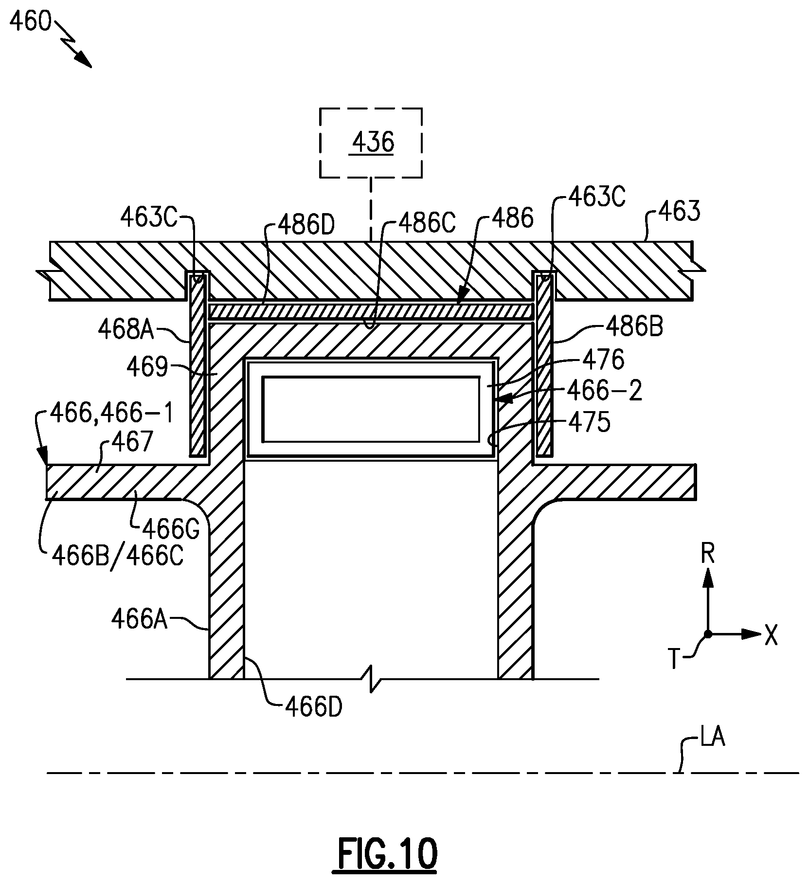 Patent US11781432 Figure 9 – Nested vane arrangement for gas turbine engine