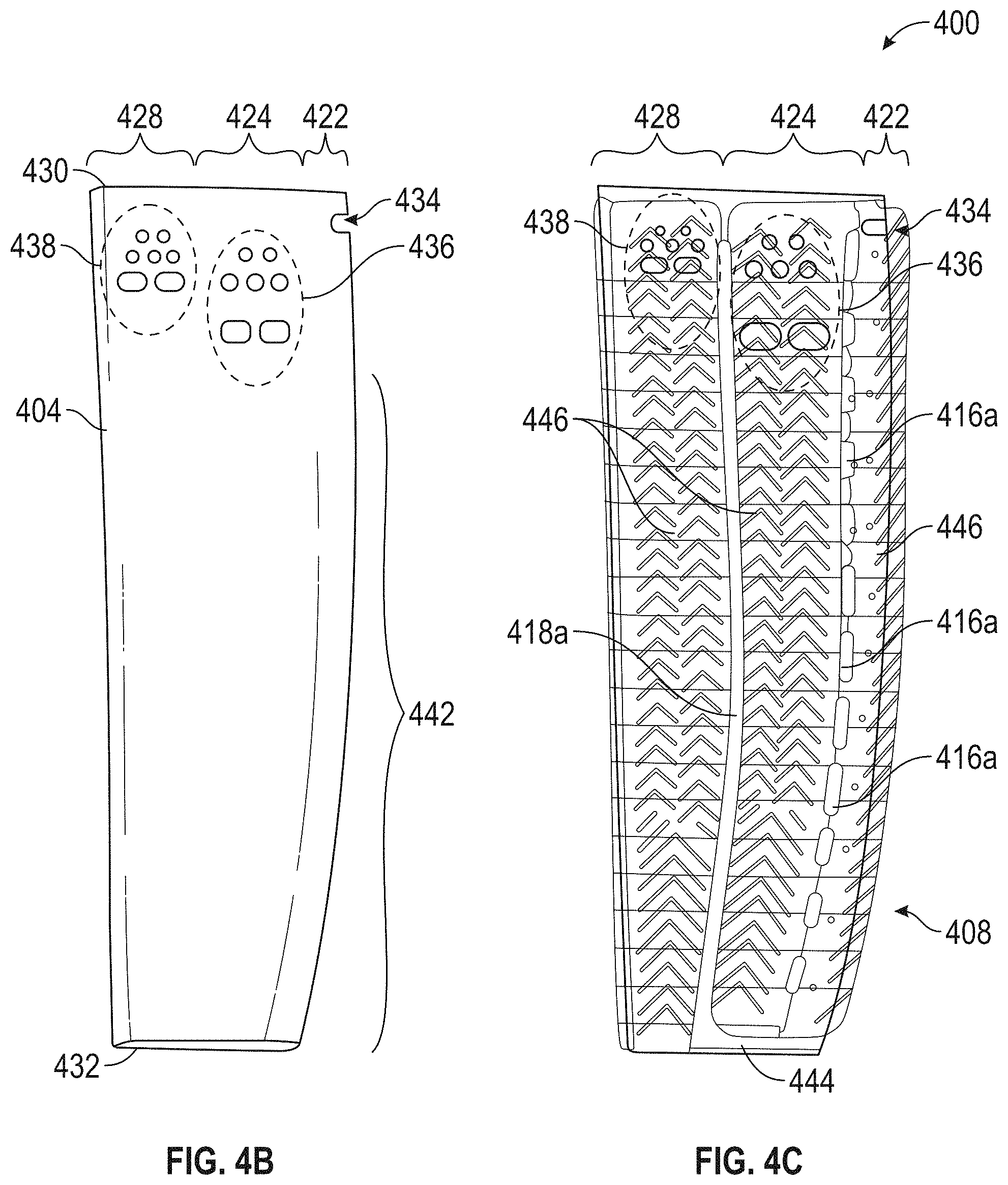 Patent US11781434 Figure 6 – Components for gas turbine engines