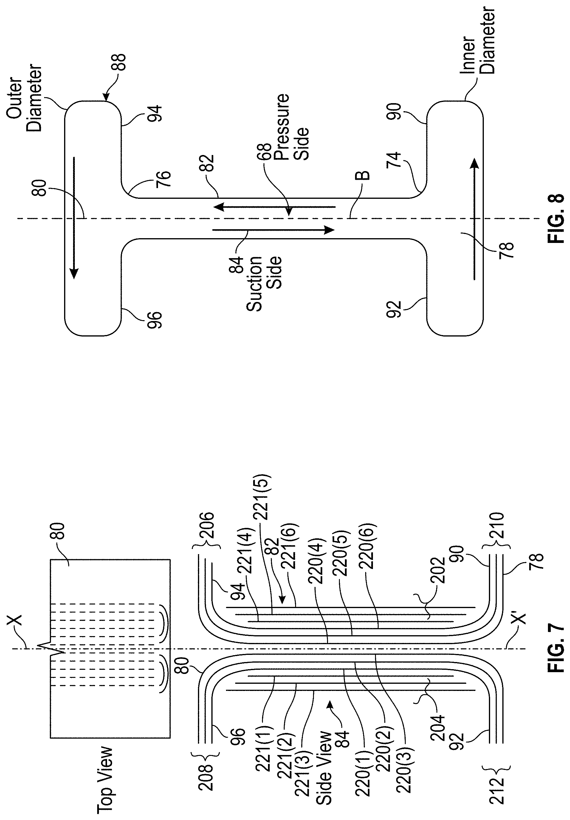 Patent US11781435 Figure 6 – Bifurcated fabric architecture for airfoils, methods of manufacture thereof and airfoils comprising the same