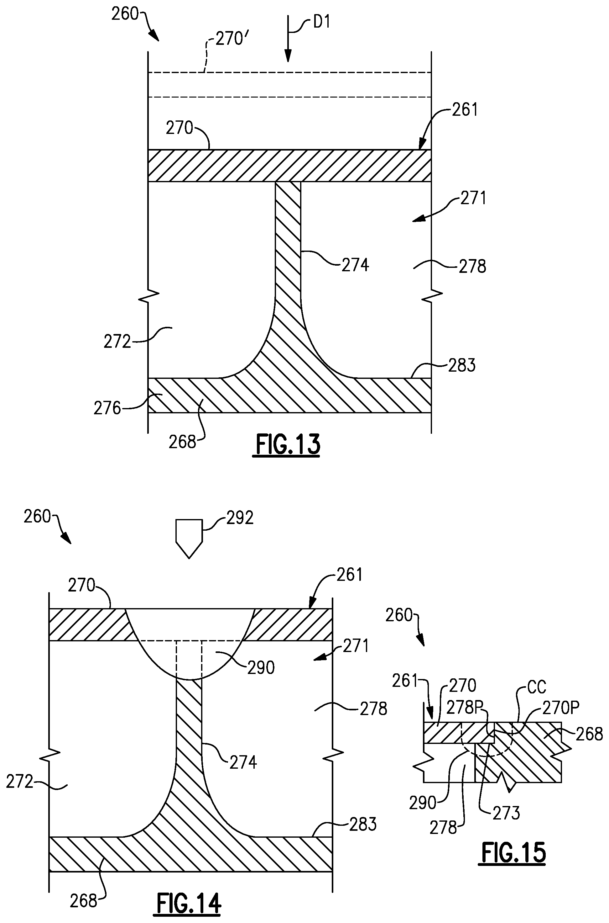 Patent US11781436 Figure 11 – Hybridized airfoil for a gas turbine engine