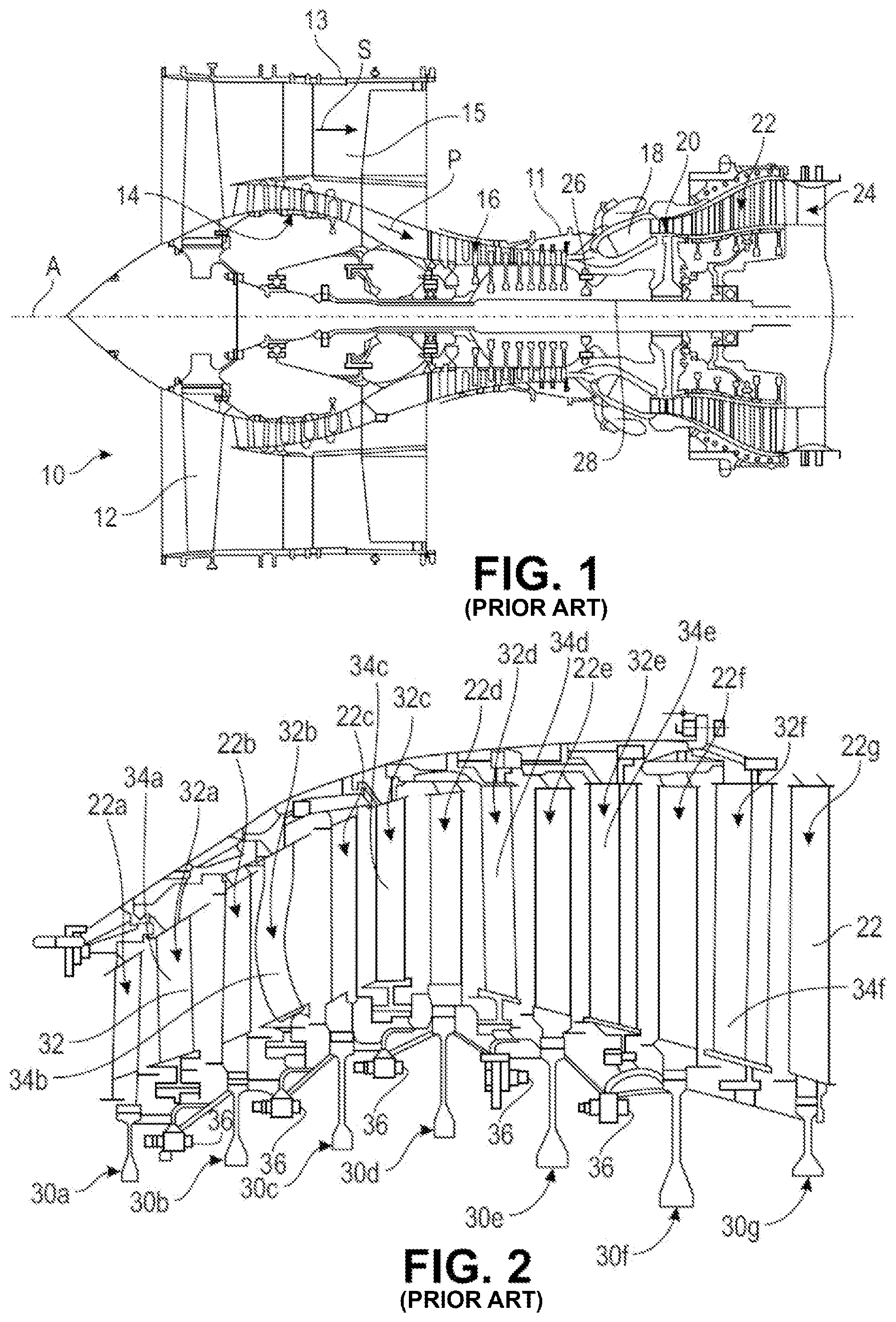 Patent US11781438 Figure 1 – Automated device for inserting sealing pads into one of the sectors of a turbine stator of a turbine