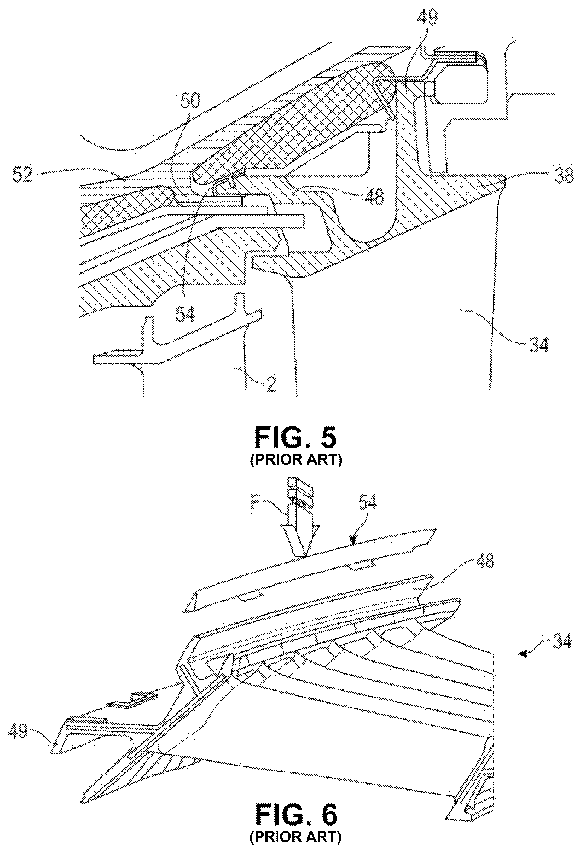 Patent US11781438 Figure 3 – Automated device for inserting sealing pads into one of the sectors of a turbine stator of a turbine