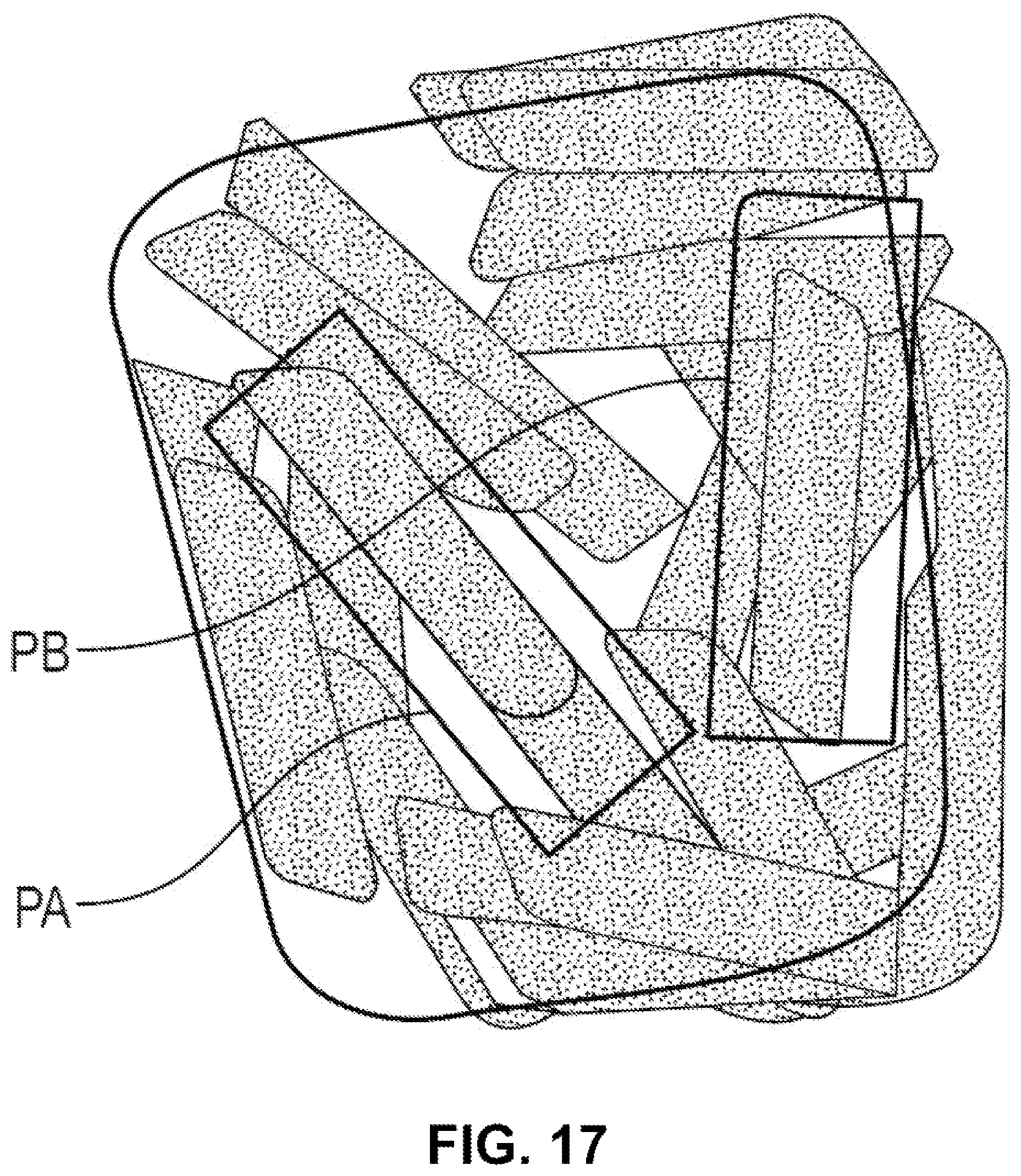 Patent US11781438 Figure 12 – Automated device for inserting sealing pads into one of the sectors of a turbine stator of a turbine