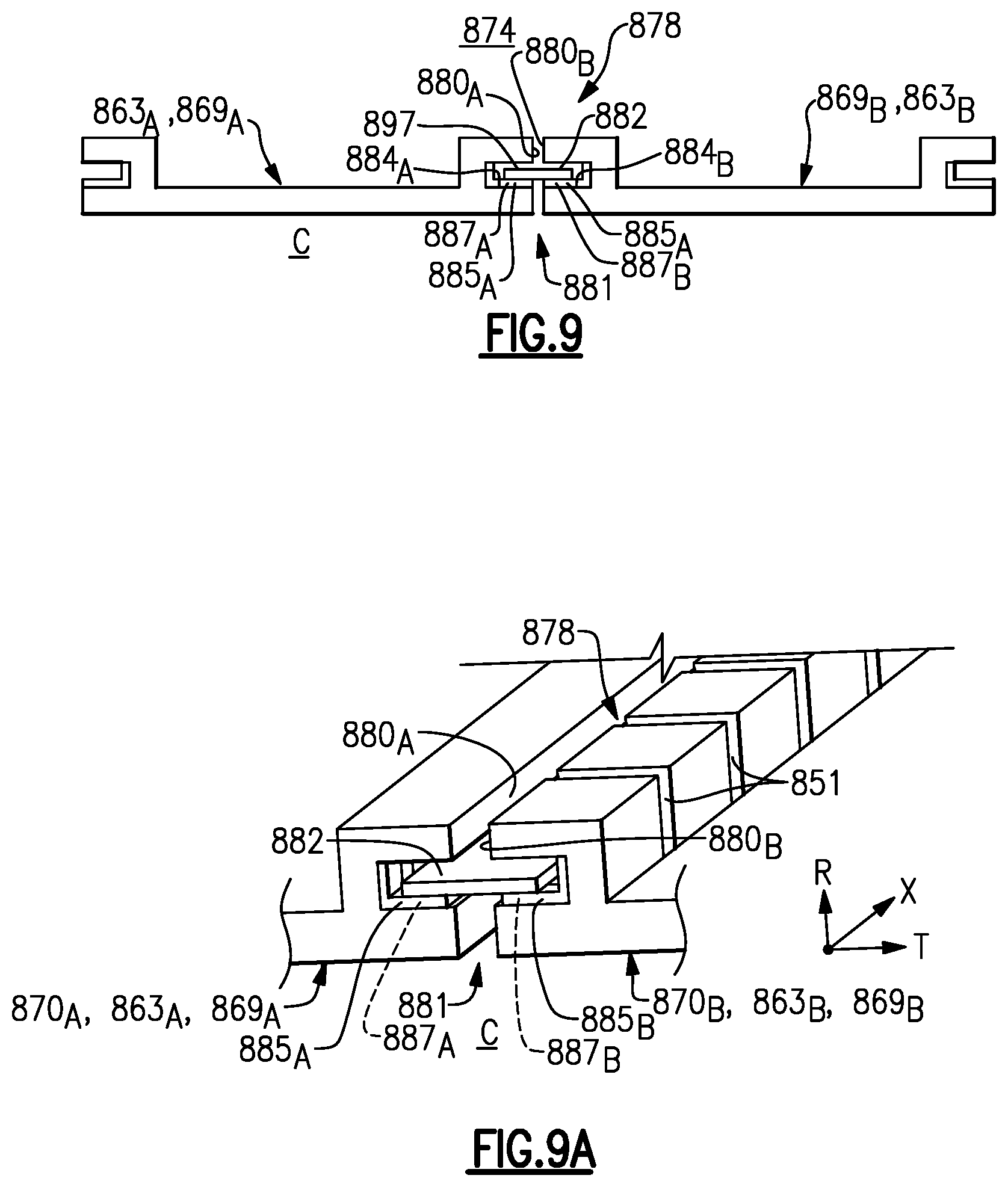 Patent US11781439 Figure 10 – Seal arrangement for turbine engine component