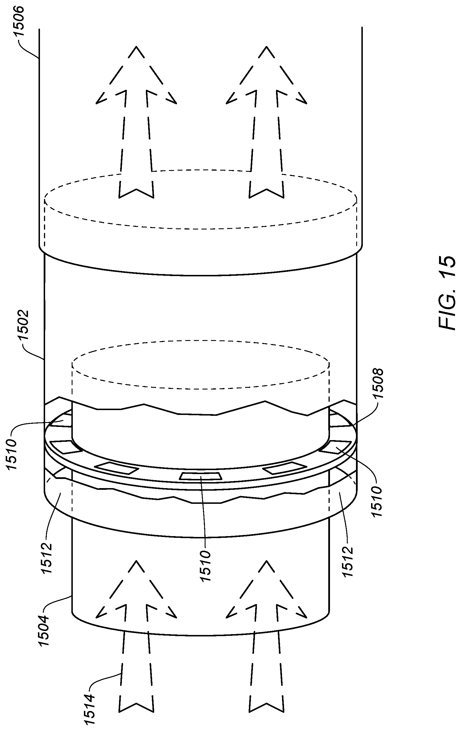 Patent US11781449 Figure 15 – Apparatus and method for controlling a gas stream temperature or rate of temperature change