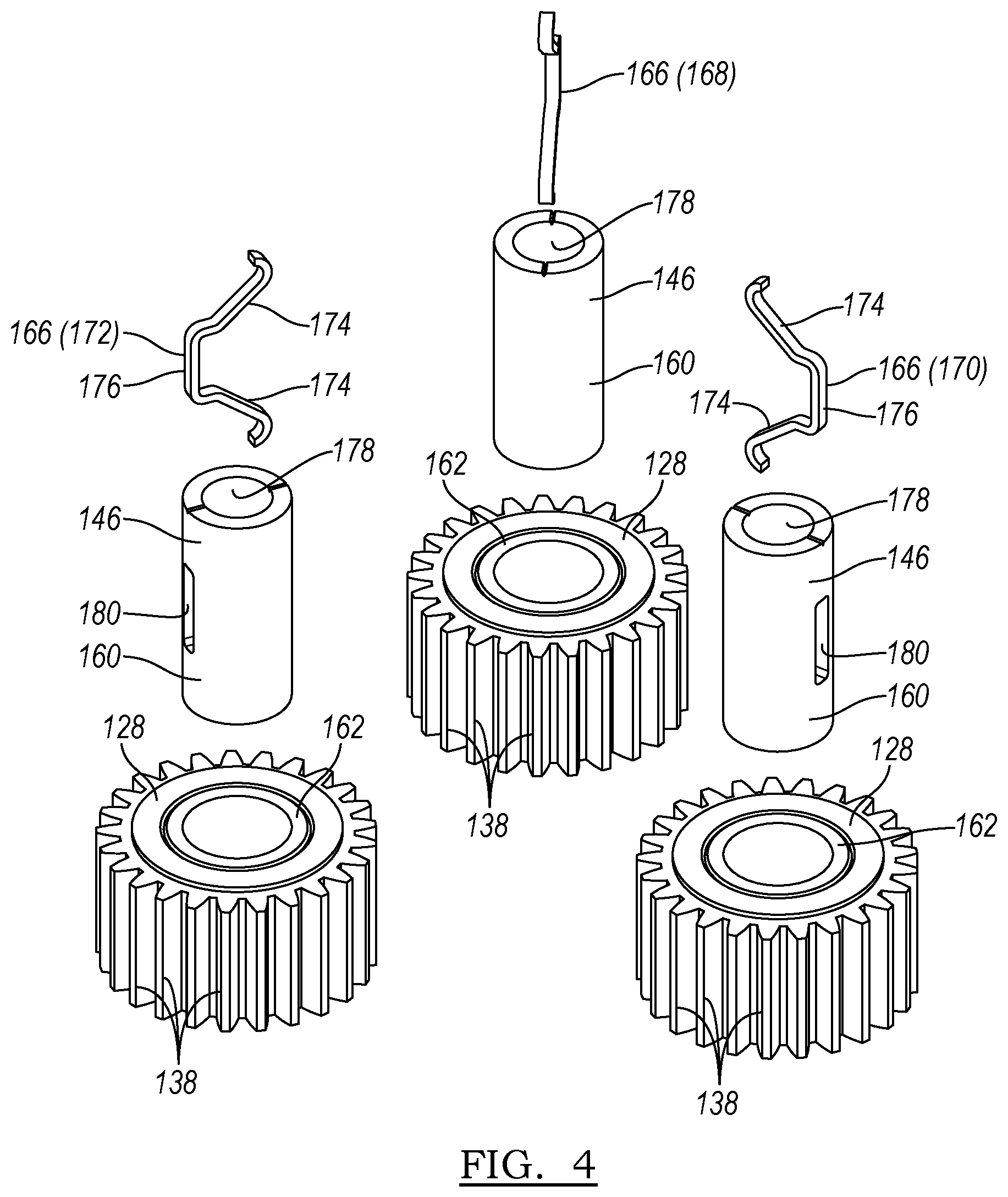Patent US11781451 Figure 3 – Engine variable camshaft timing phaser with planetary gear set