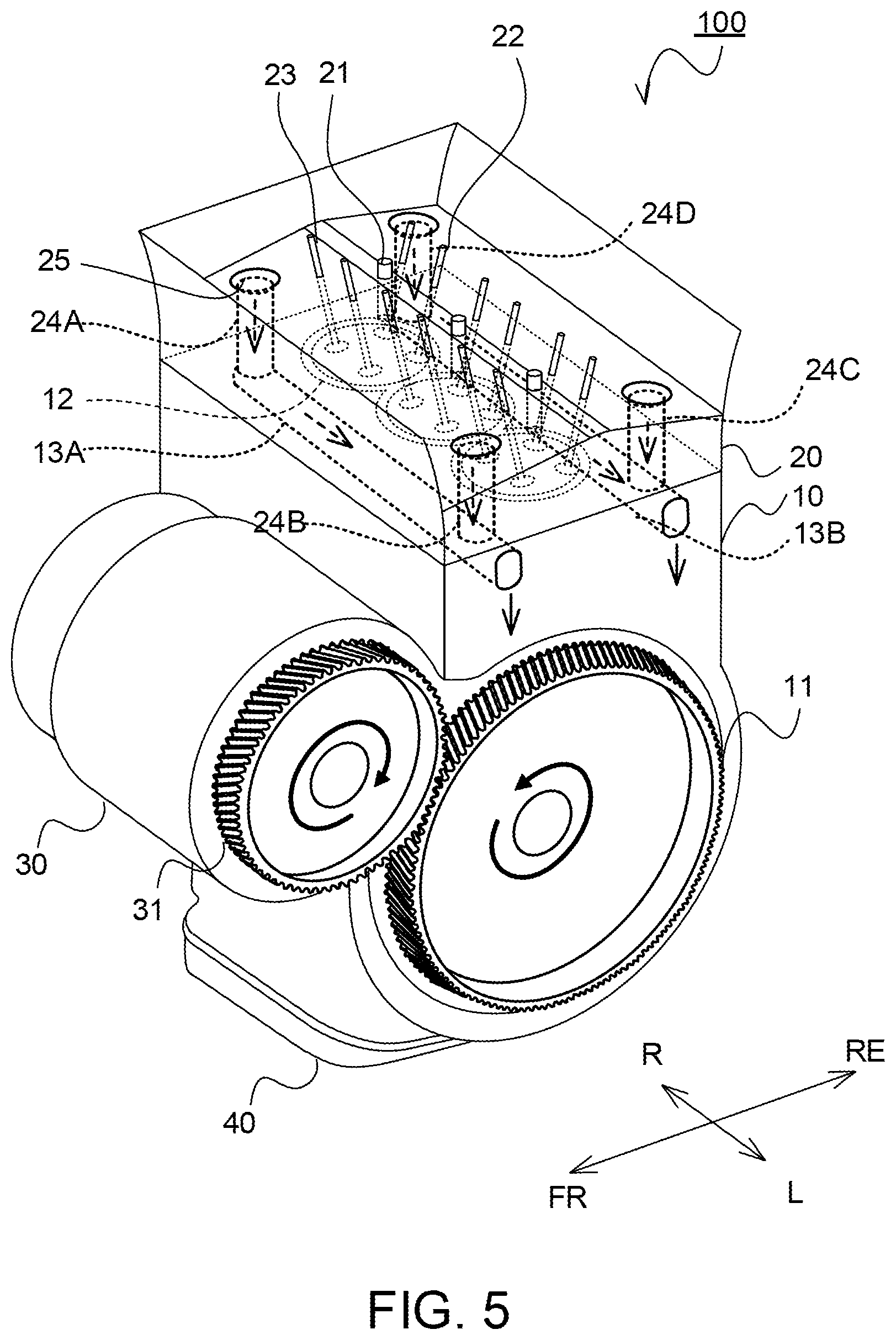 Patent US11781453 Figure 5 – Internal combustion engine