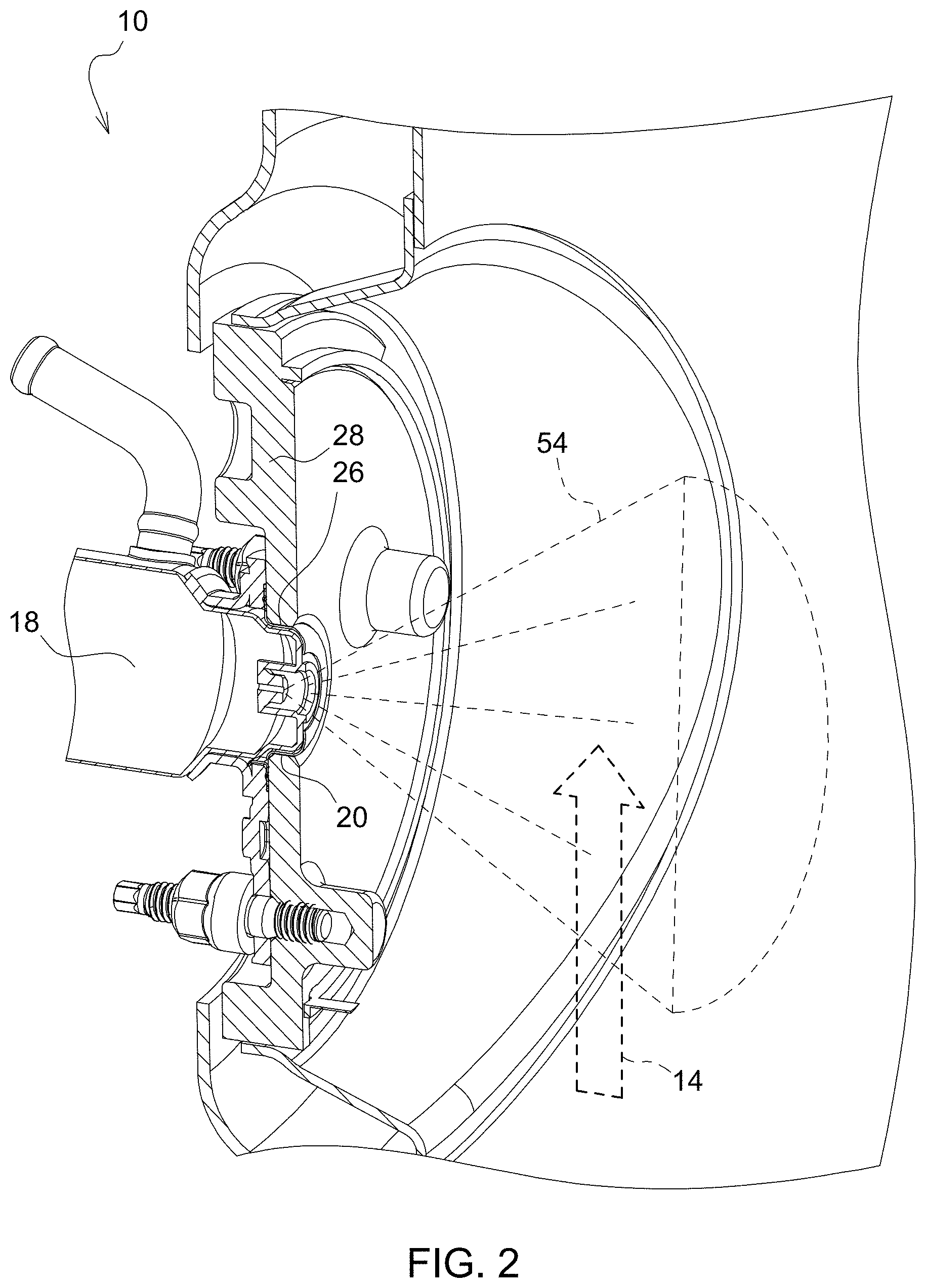 Patent US11781457 Figure 2 – Diesel exhaust fluid injection shield and diesel exhaust fluid injection system