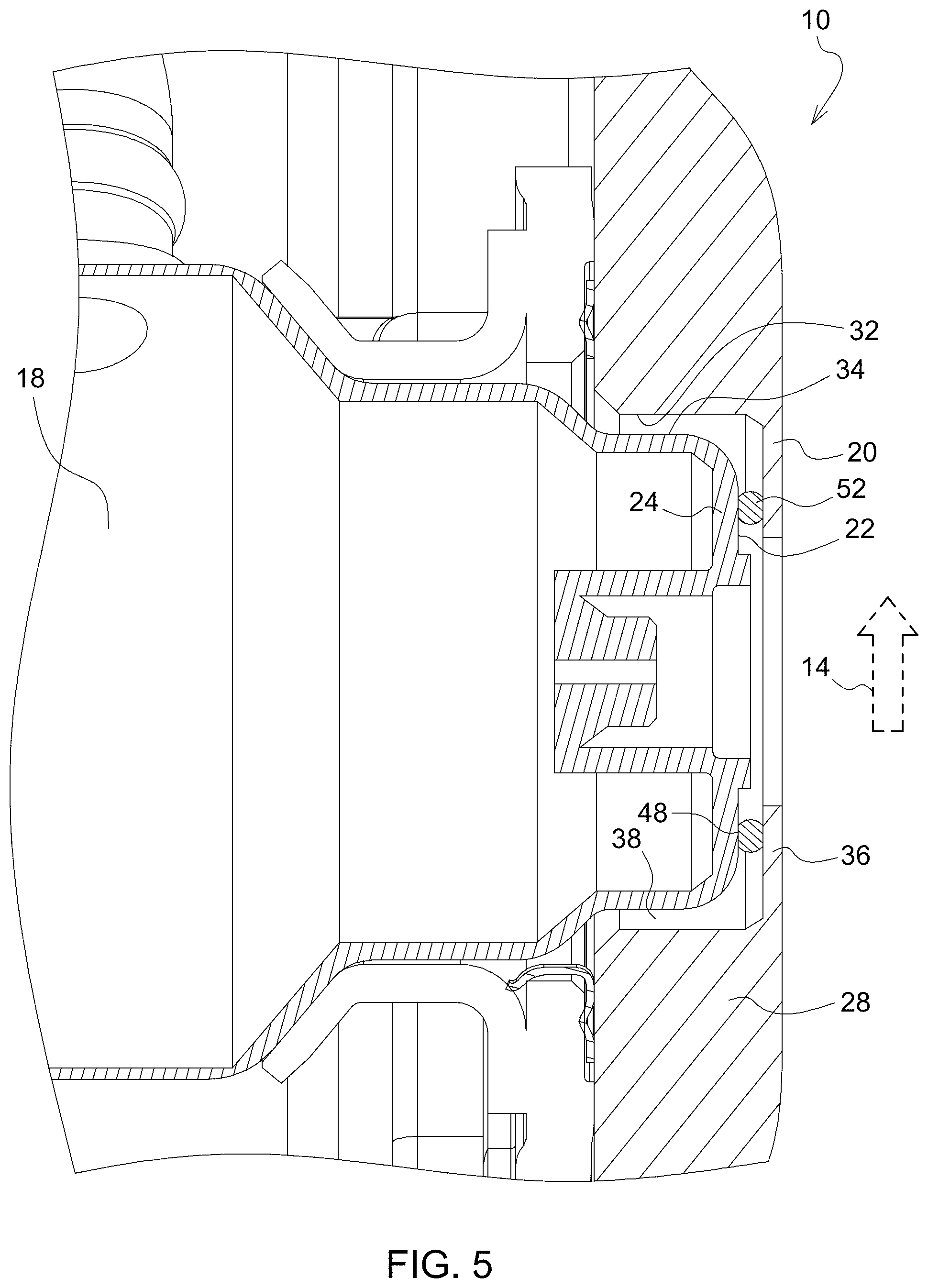 Patent US11781457 Figure 5 – Diesel exhaust fluid injection shield and diesel exhaust fluid injection system