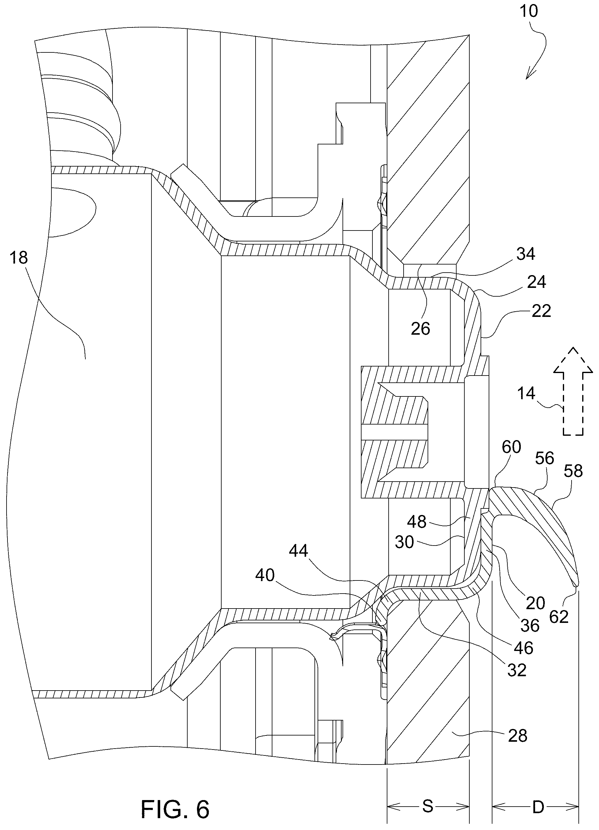 Patent US11781457 Figure 6 – Diesel exhaust fluid injection shield and diesel exhaust fluid injection system