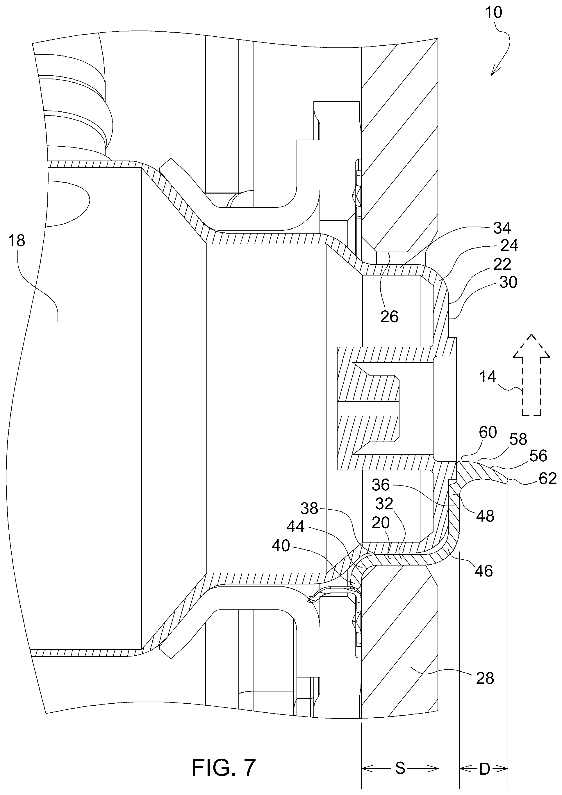 Patent US11781457 Figure 7 – Diesel exhaust fluid injection shield and diesel exhaust fluid injection system