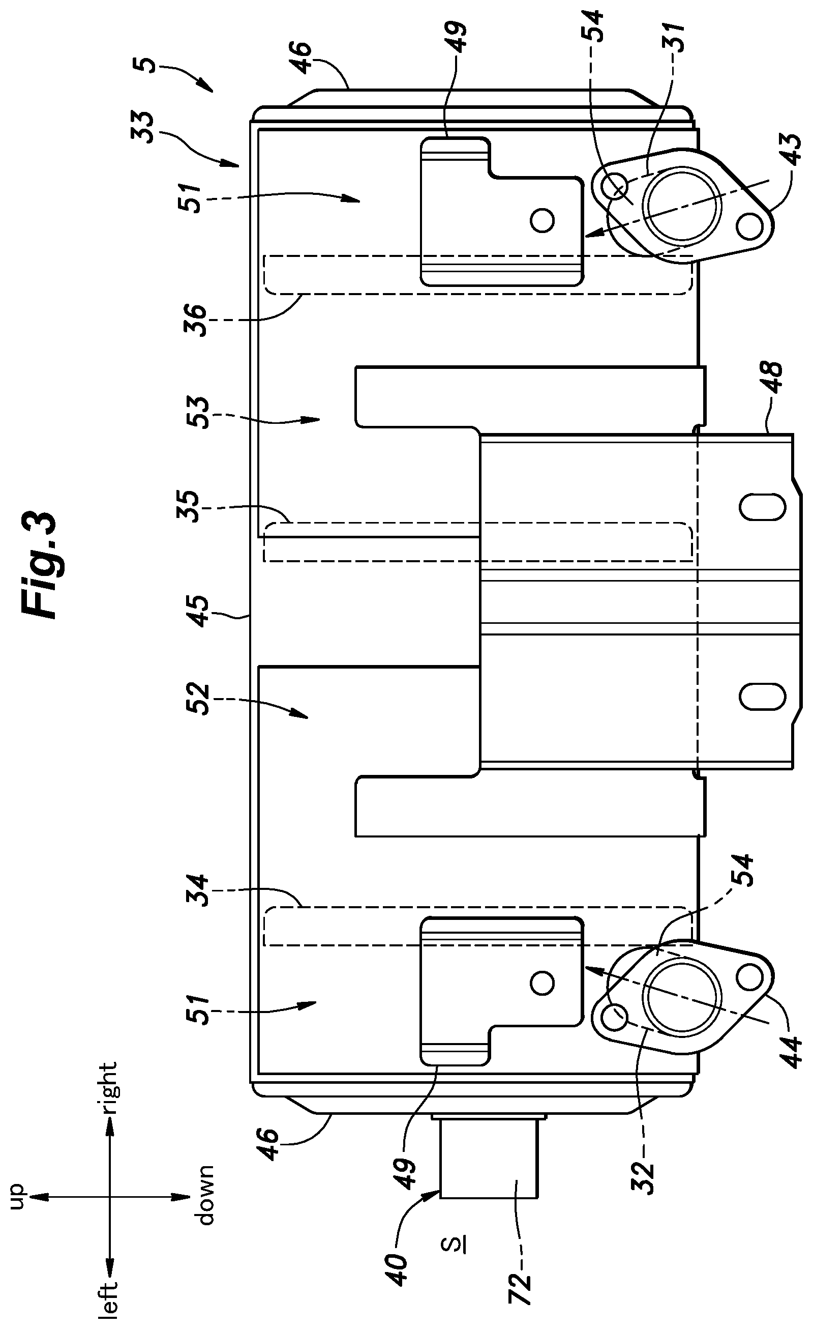 Patent US11781461 Figure 3 – Exhaust device of engine and work machine