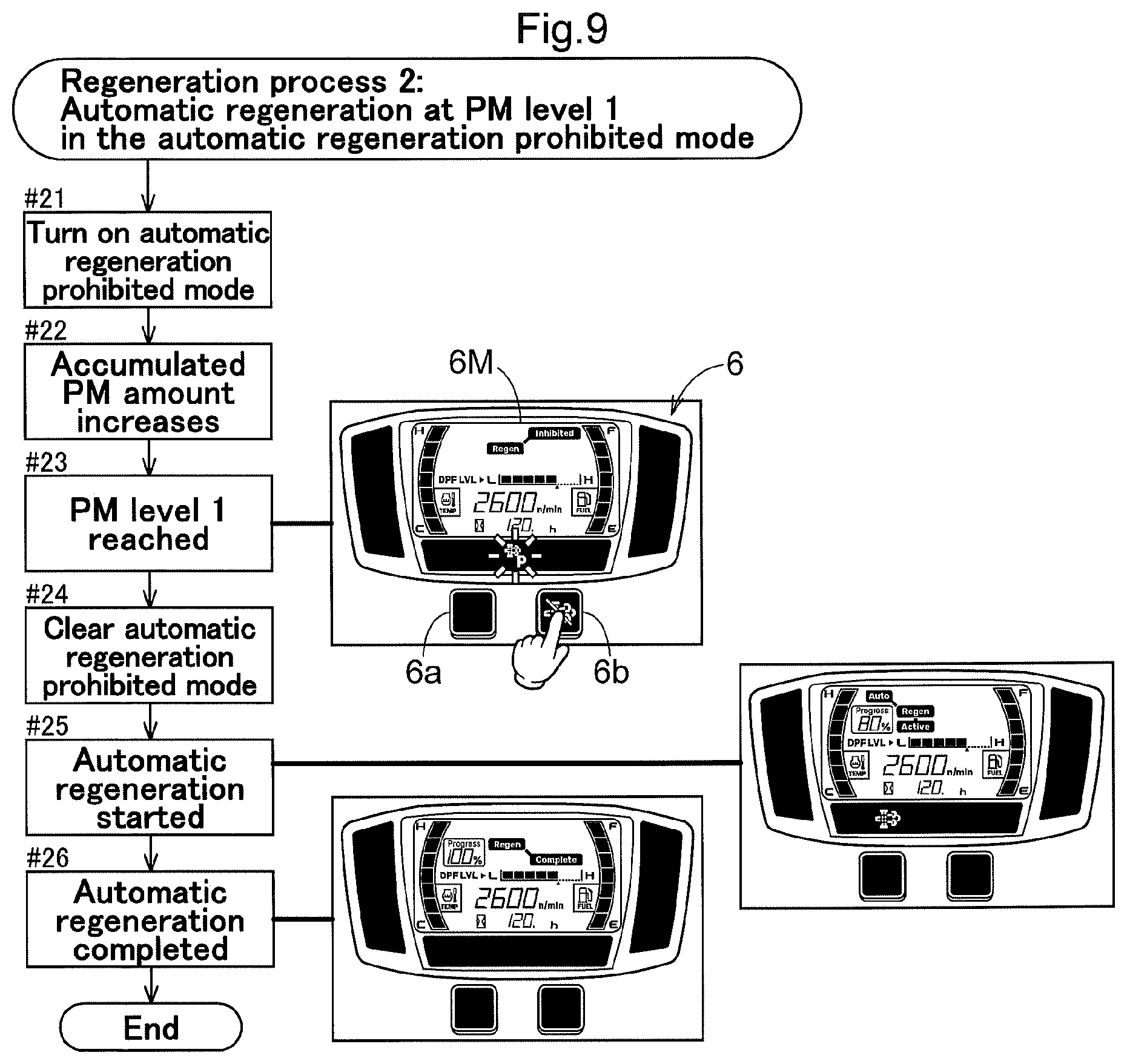 Patent US11781463 Figure 9 – Work vehicle including DPF