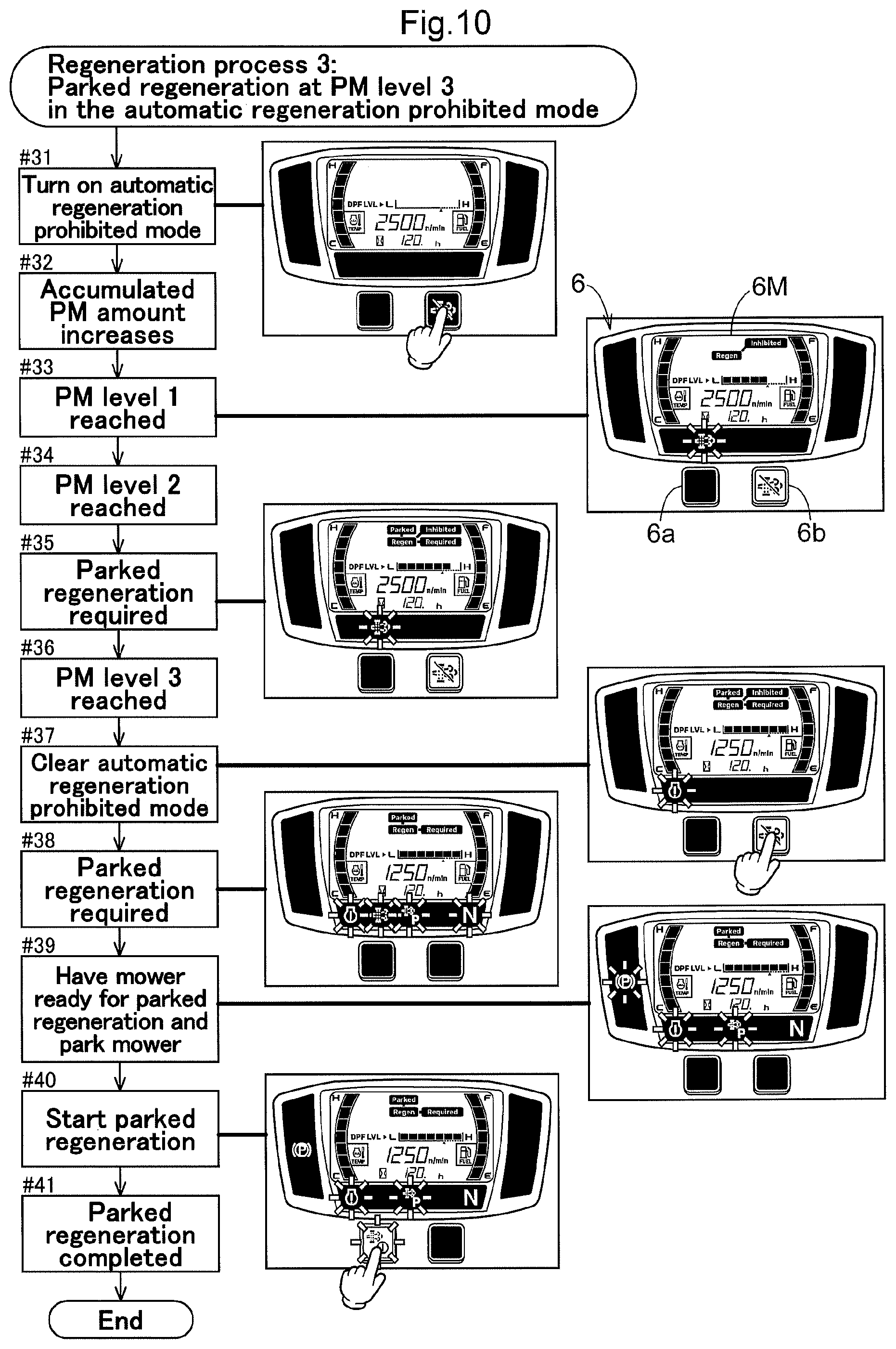Patent US11781463 Figure 10 – Work vehicle including DPF