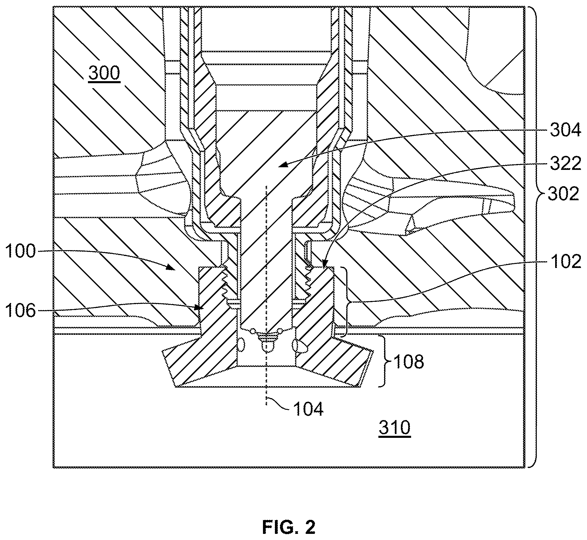 Patent US11781469 Figure 2 – Insert device for fuel injection