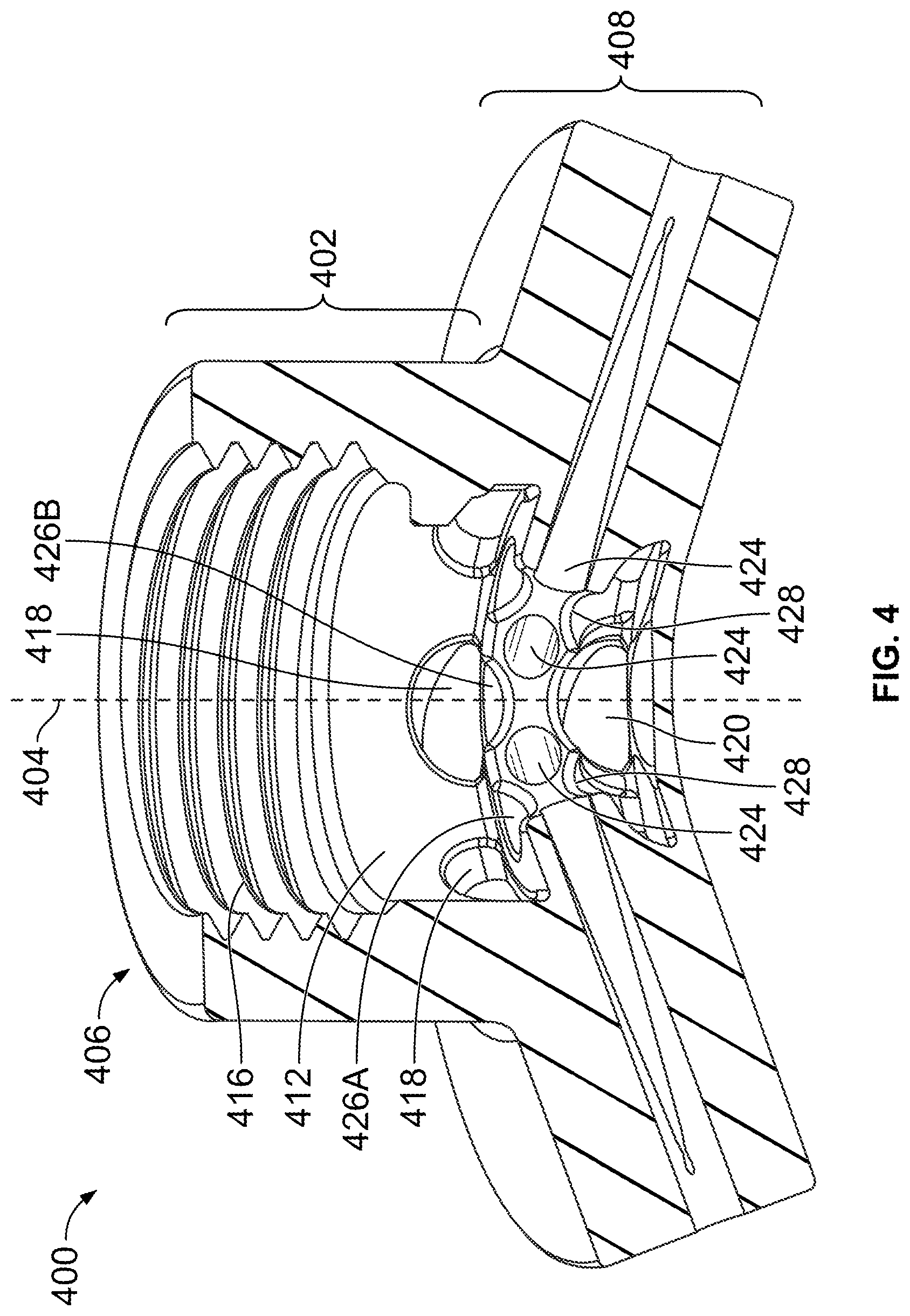 Patent US11781469 Figure 4 – Insert device for fuel injection