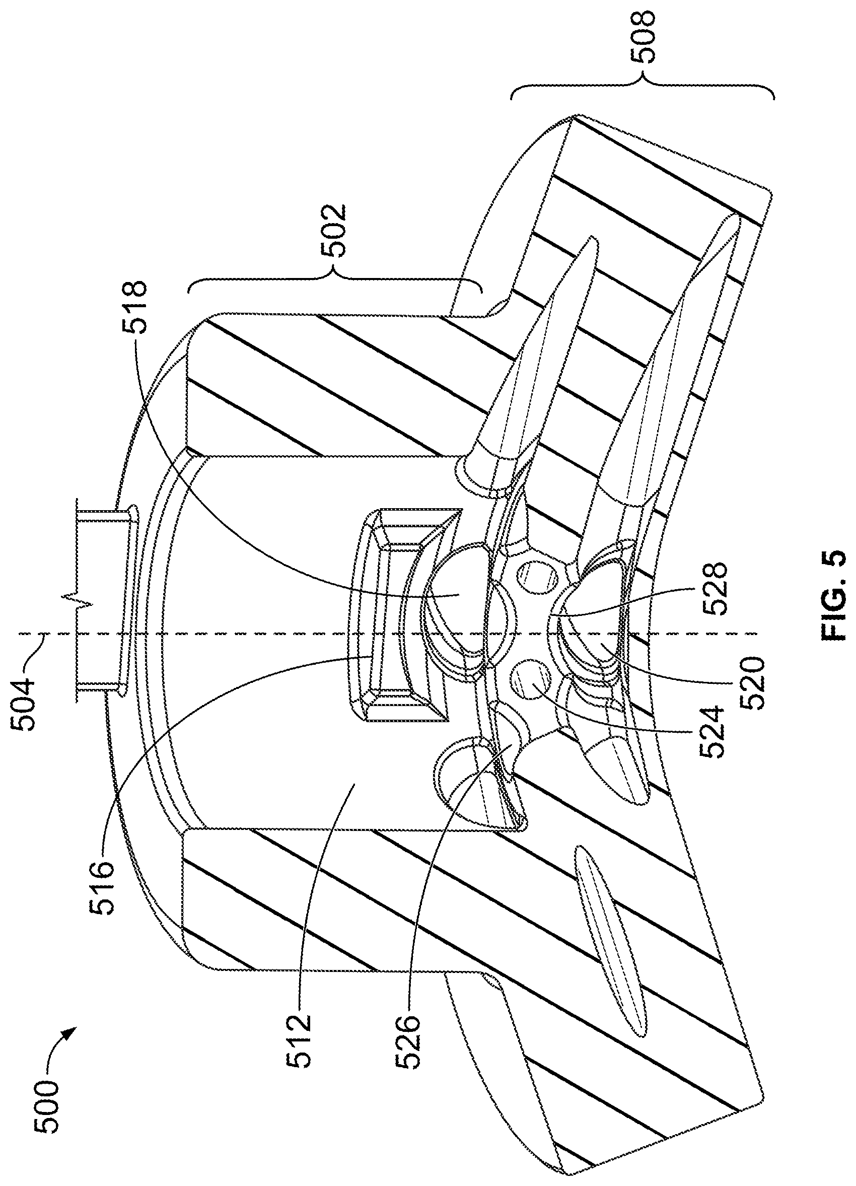 Patent US11781469 Figure 5 – Insert device for fuel injection