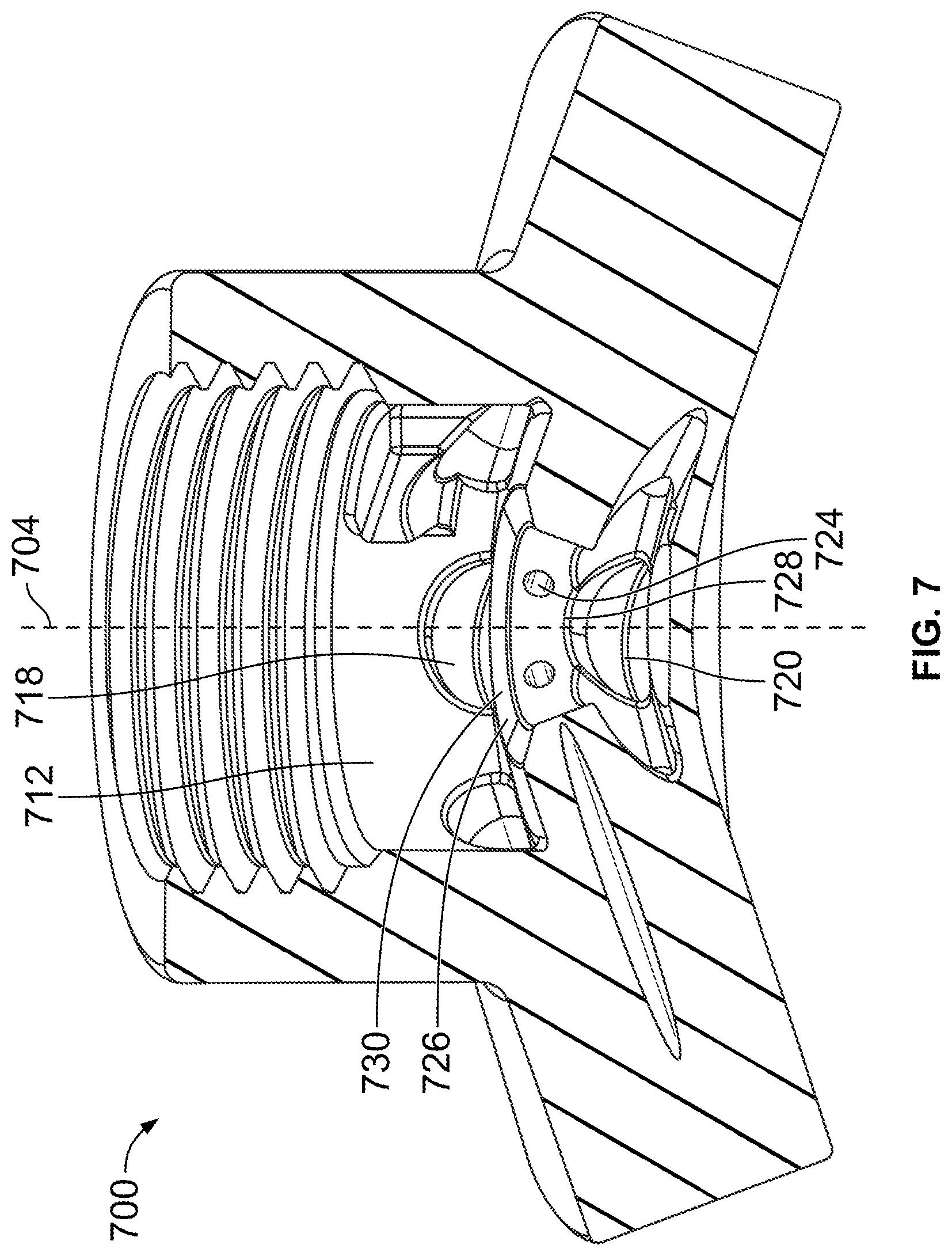 Patent US11781469 Figure 7 – Insert device for fuel injection
