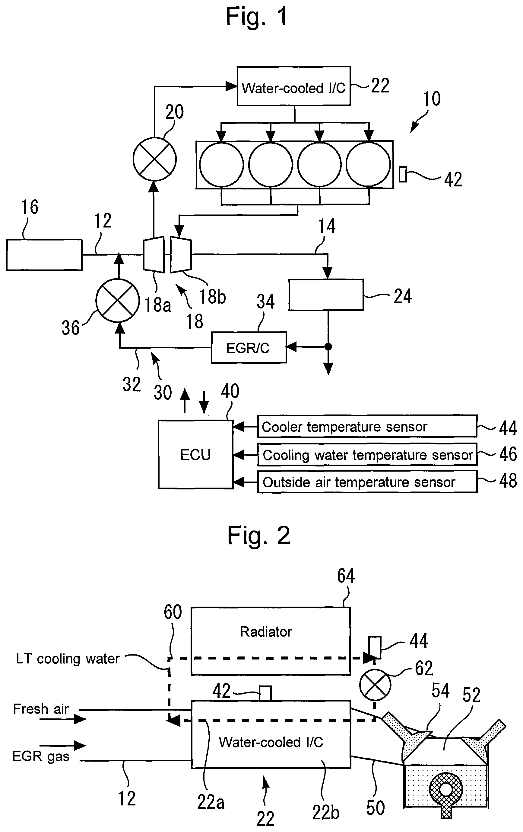 Patent US11781470 Figure 1 – Control device for internal combustion engine