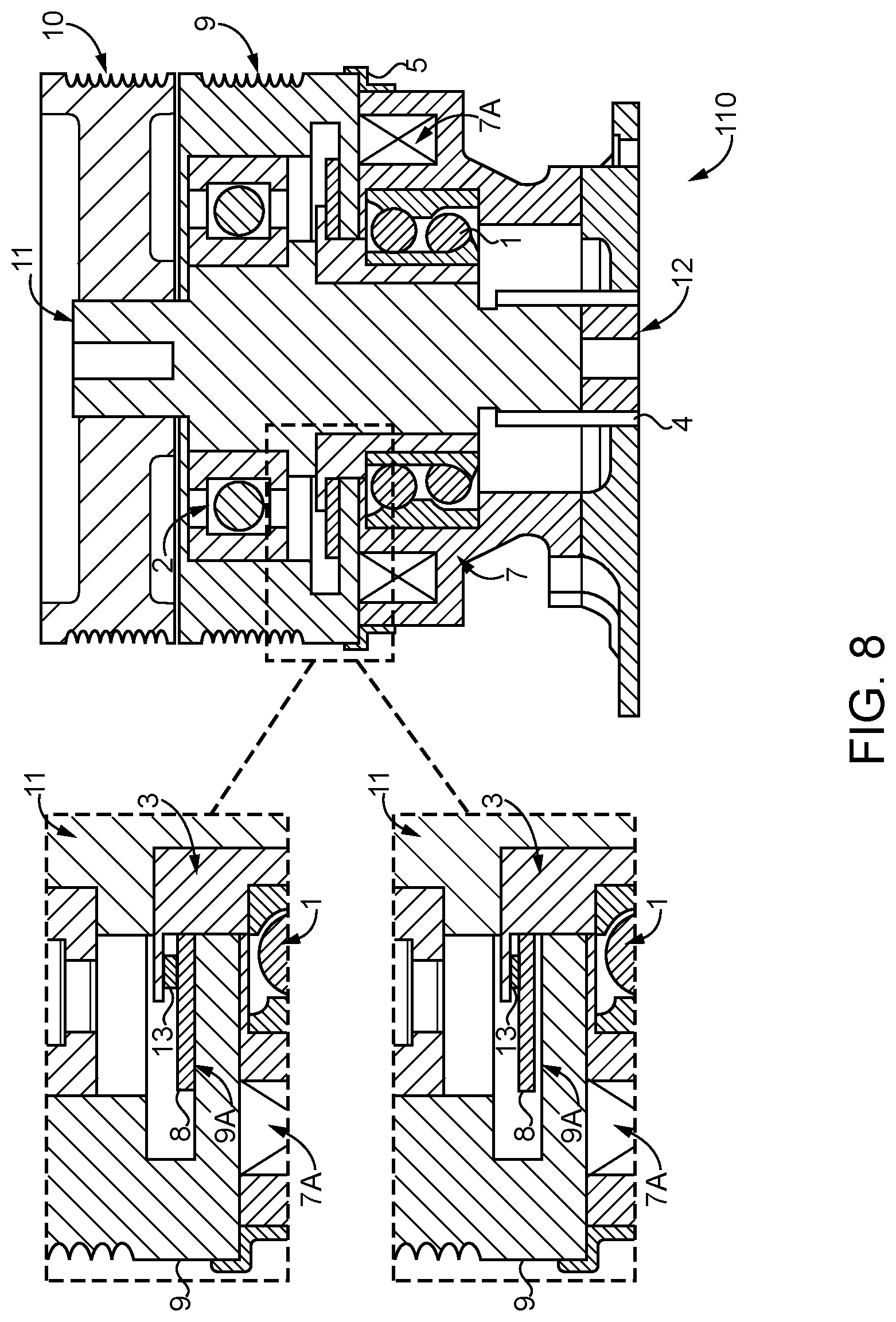 Patent US11781475 Figure 5 – Prime mover systems including multi-accessory drives and methods of controlling same