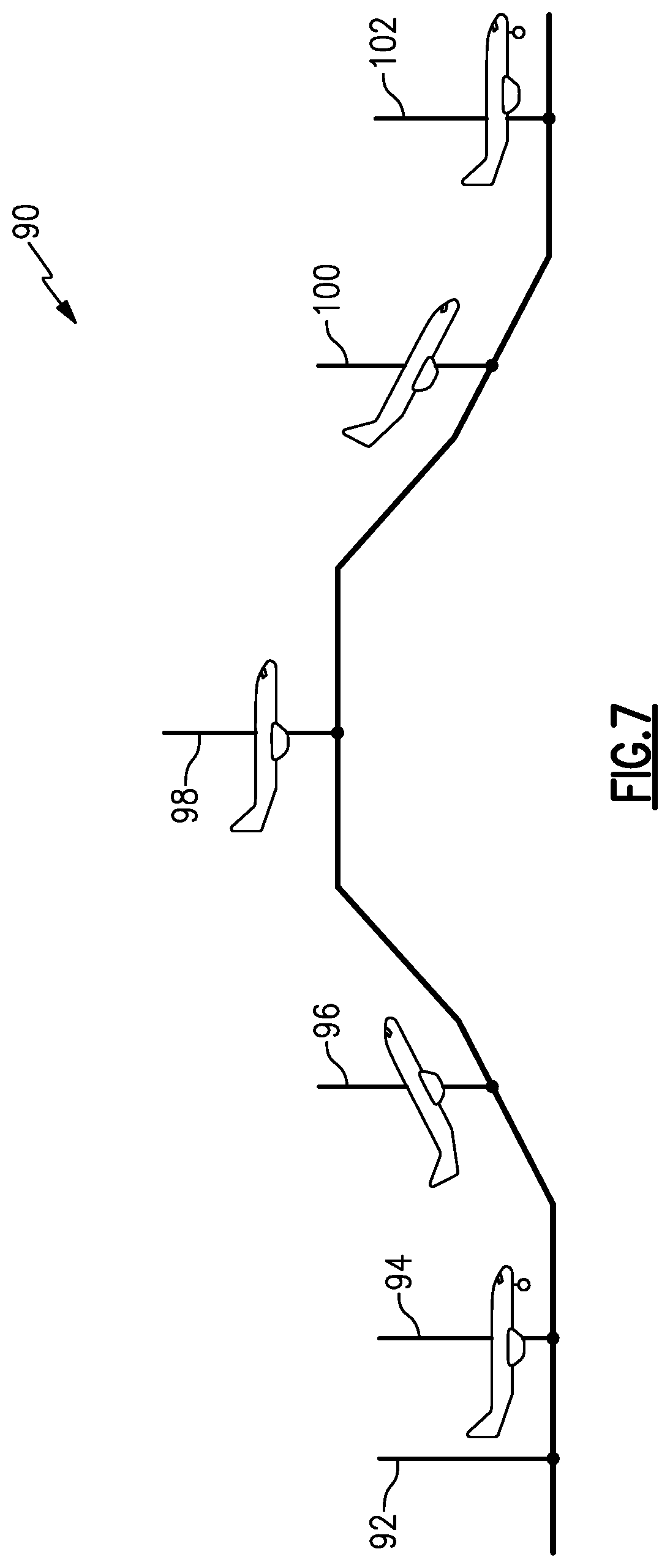 Patent US11781478 Figure 5 – Multi core geared gas turbine engine