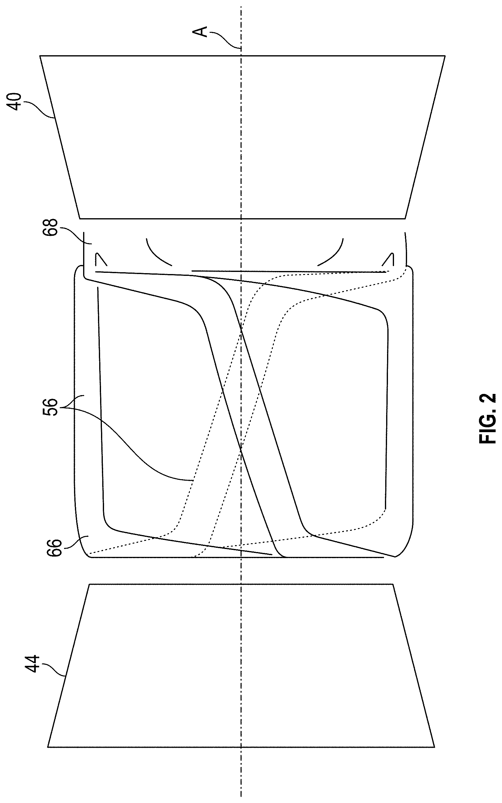 Patent US11781479 Figure 2 – Turbofan gas turbine engine with combusted compressor bleed flow