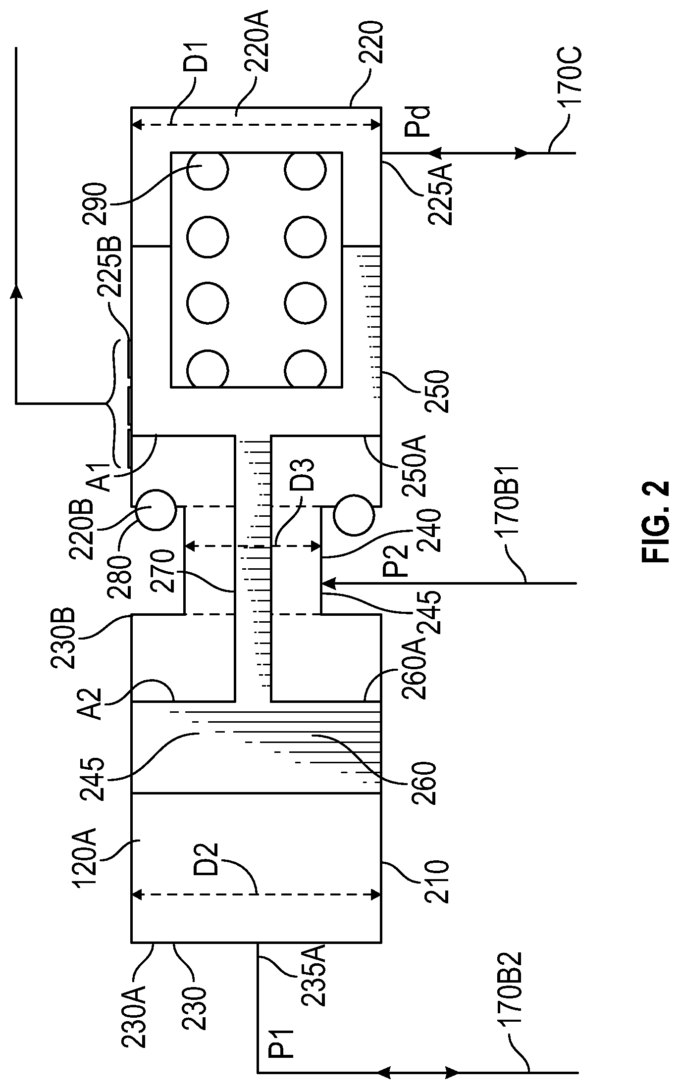 Patent US11781483 Figure 2 – Minimum pressure valve for aircraft fuel system