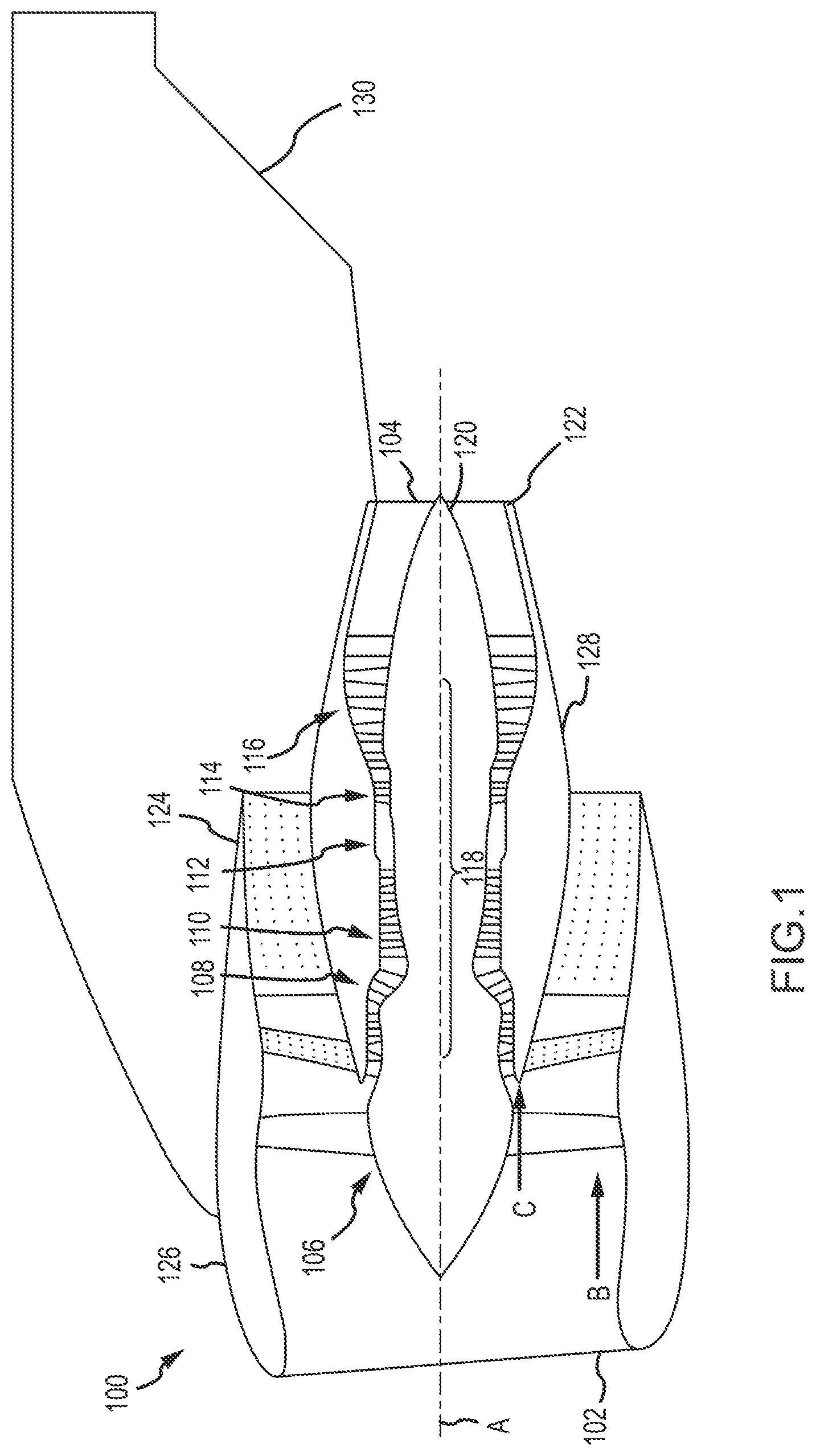Patent US11781485 Figure 1 – Unit cell resonator networks for gas turbine combustor tone damping