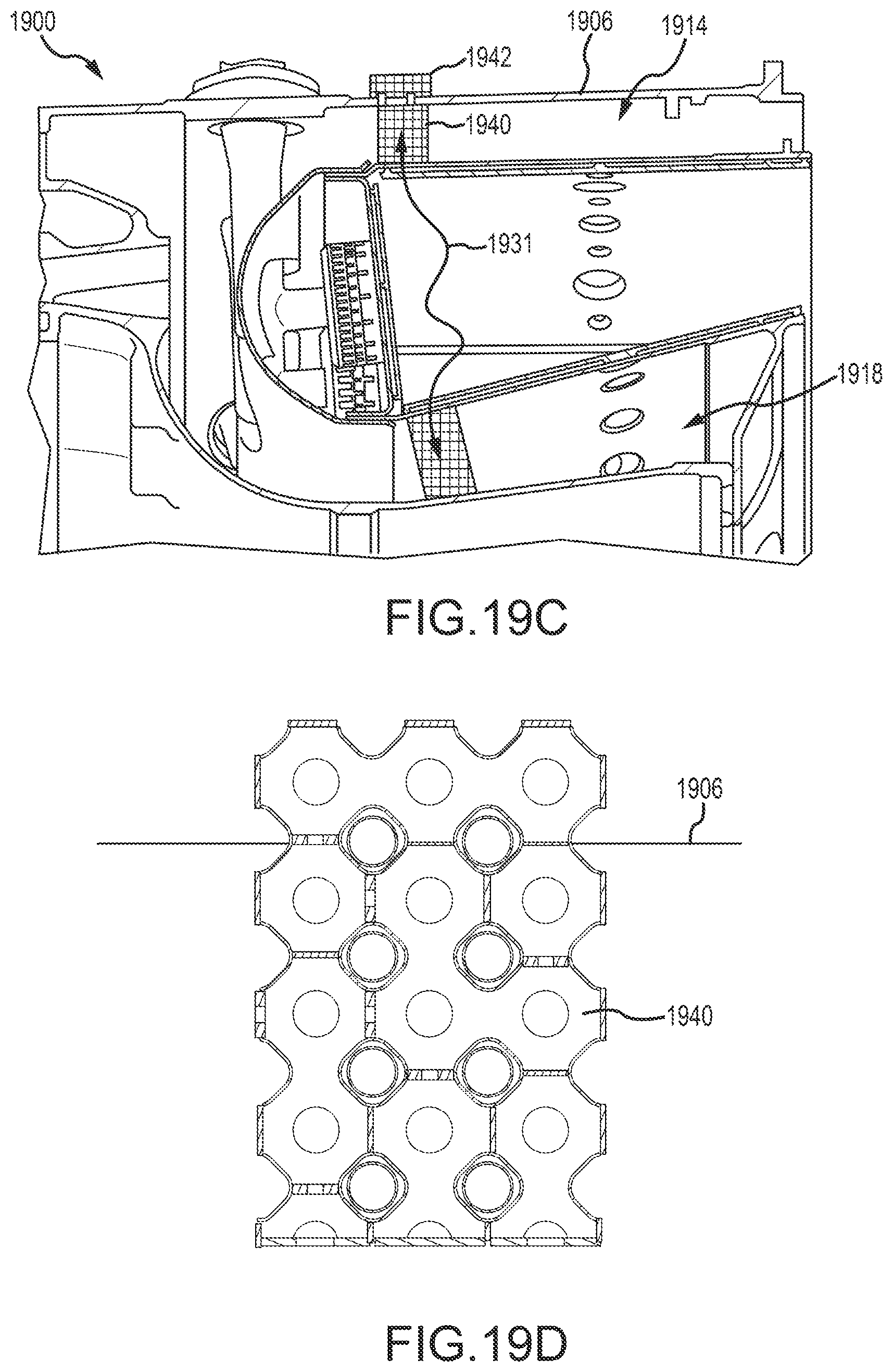 Patent US11781485 Figure 20 – Unit cell resonator networks for gas turbine combustor tone damping