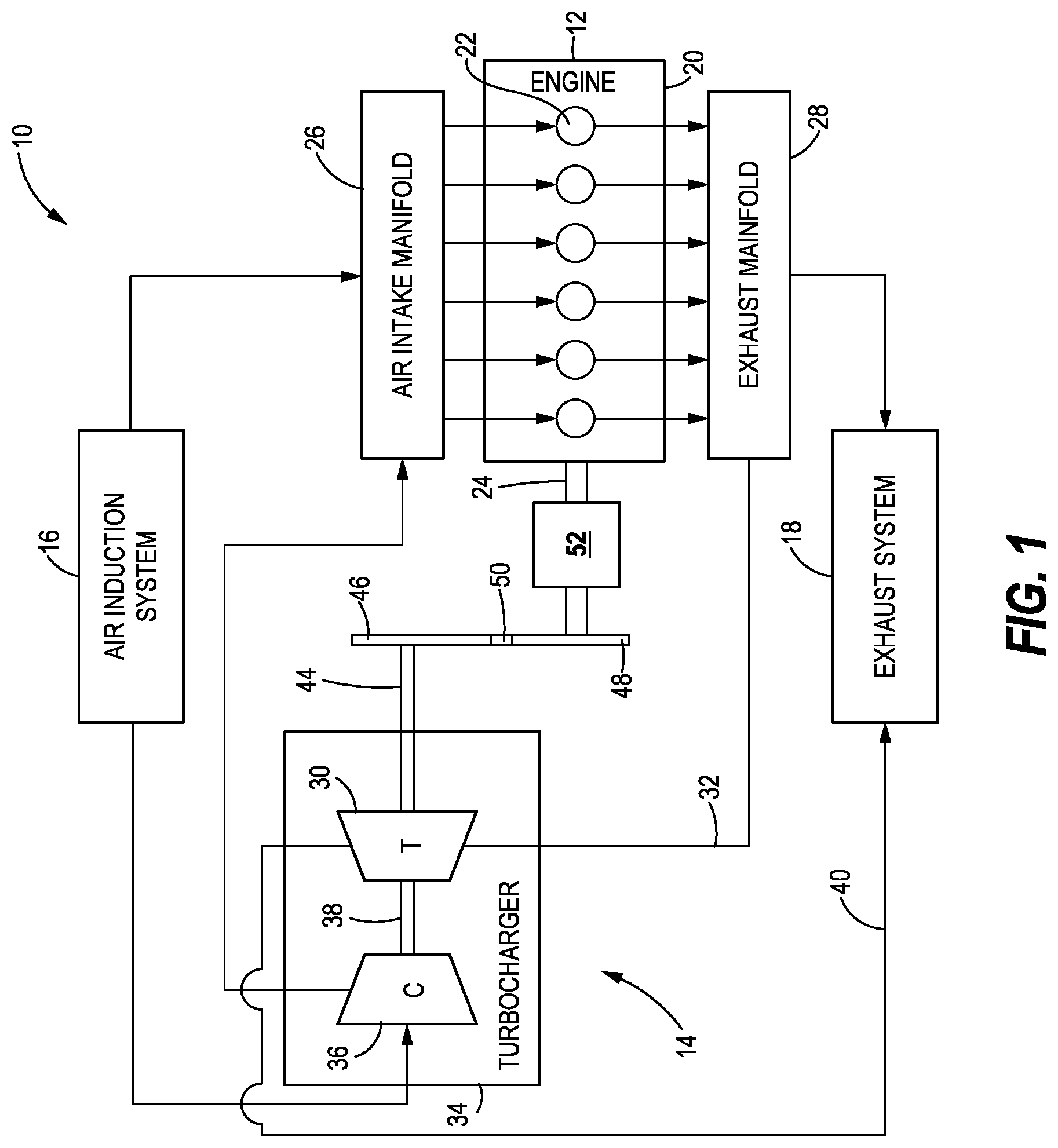 Patent US11781489 Figure 1 – Gear train joint