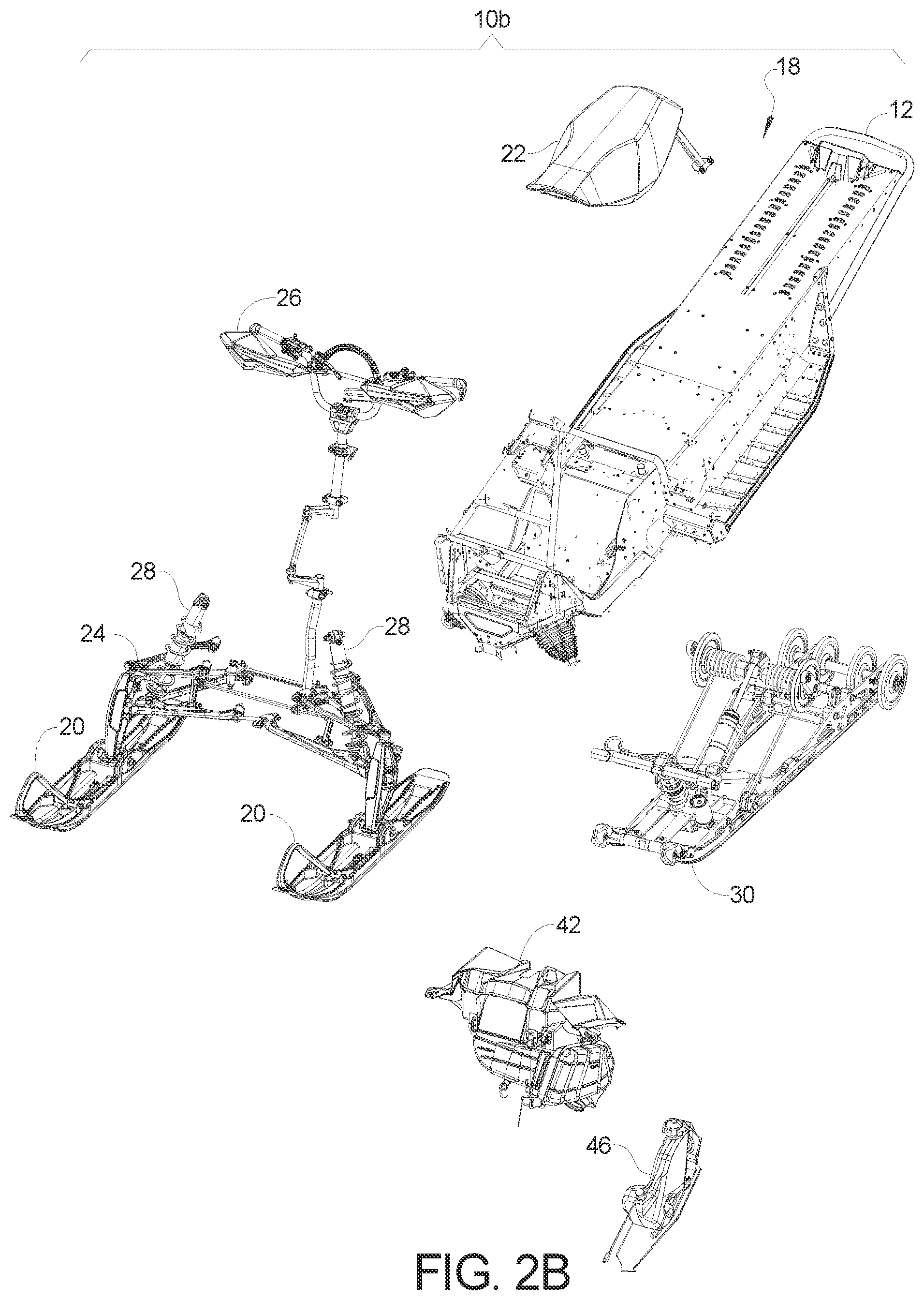 Patent US11781494 Figure 4 – Turbocharger system for a two-stroke engine having selectable boost modes