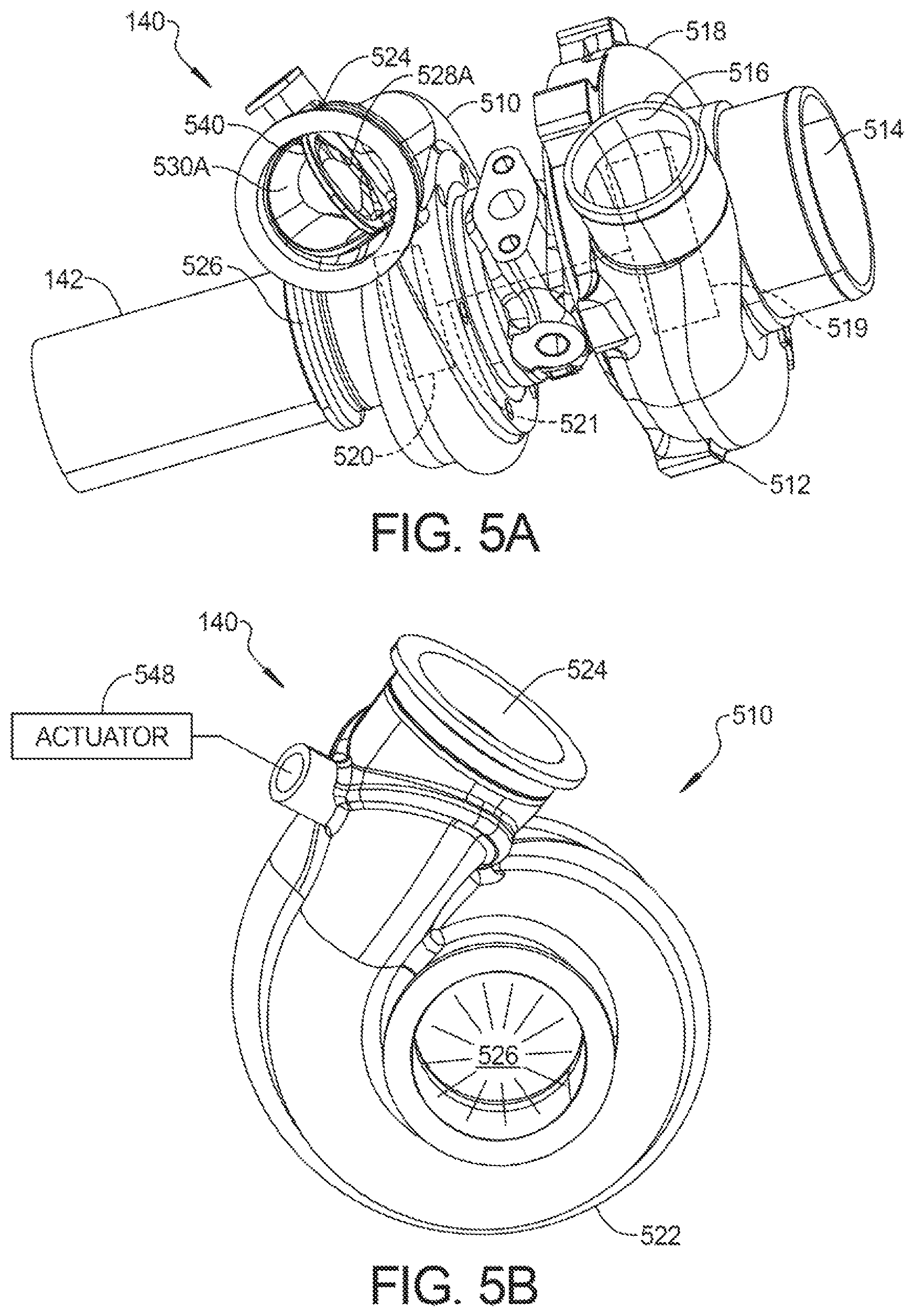 Patent US11781494 Figure 7 – Turbocharger system for a two-stroke engine having selectable boost modes