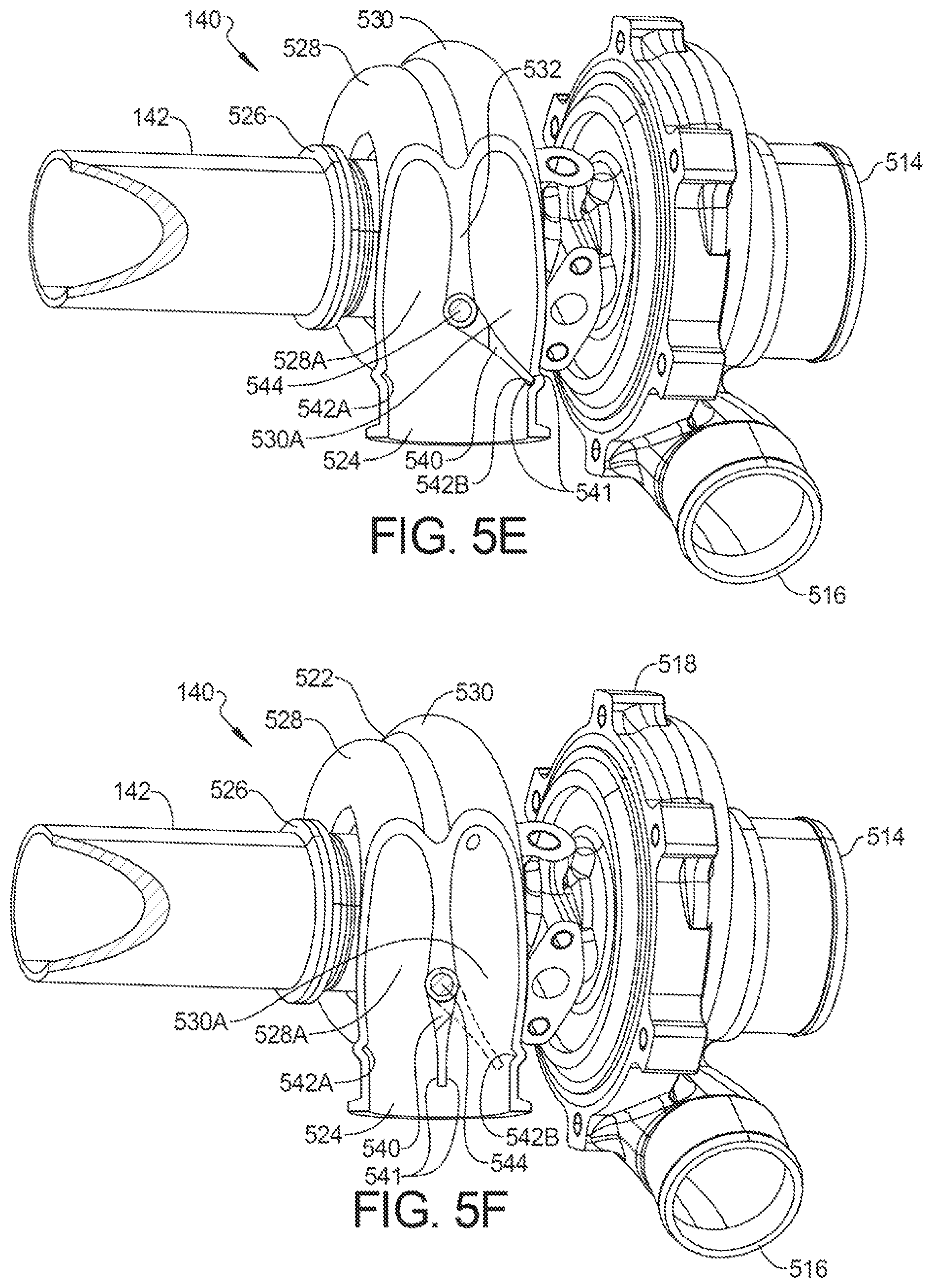 Patent US11781494 Figure 9 – Turbocharger system for a two-stroke engine having selectable boost modes