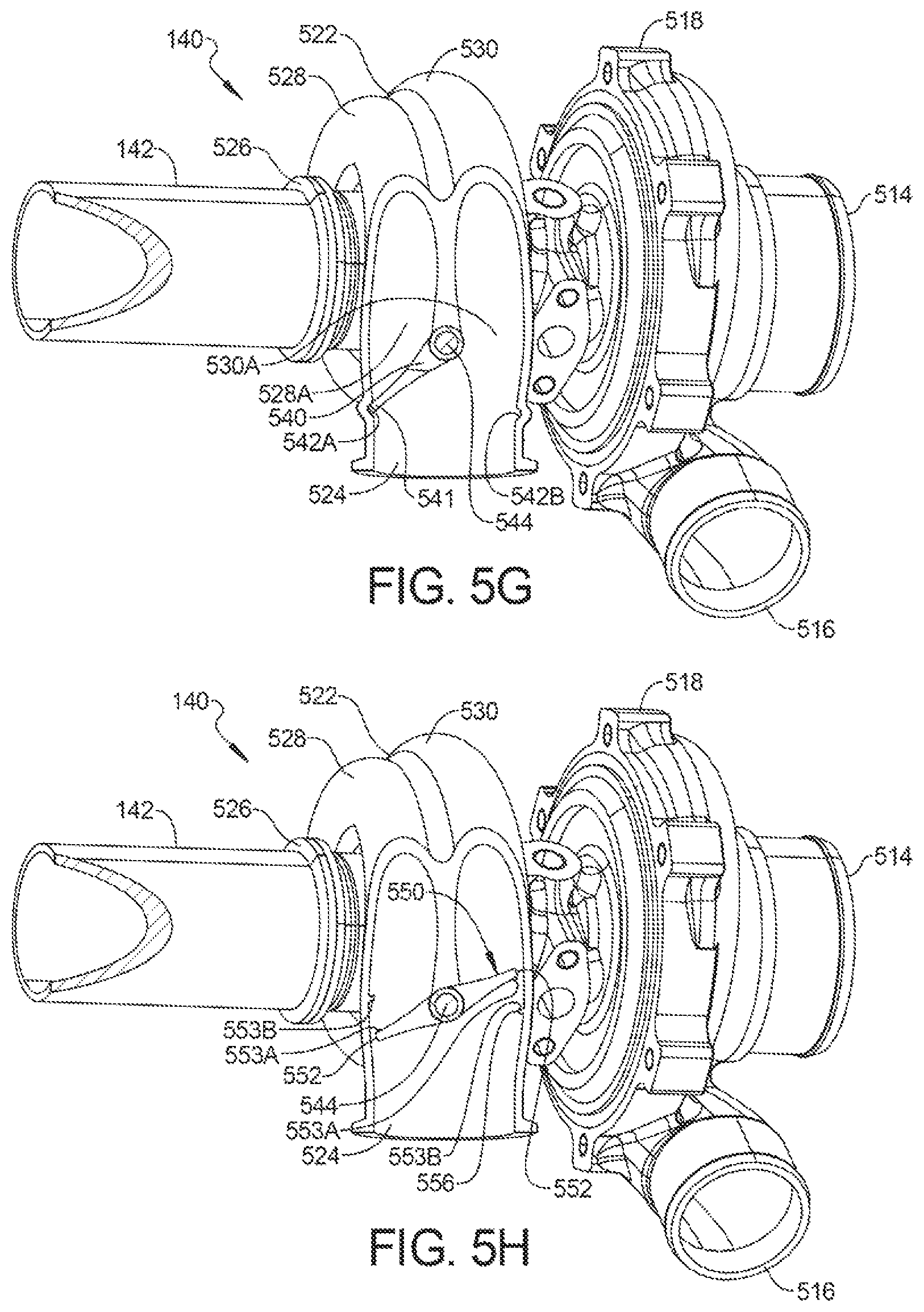 Patent US11781494 Figure 10 – Turbocharger system for a two-stroke engine having selectable boost modes