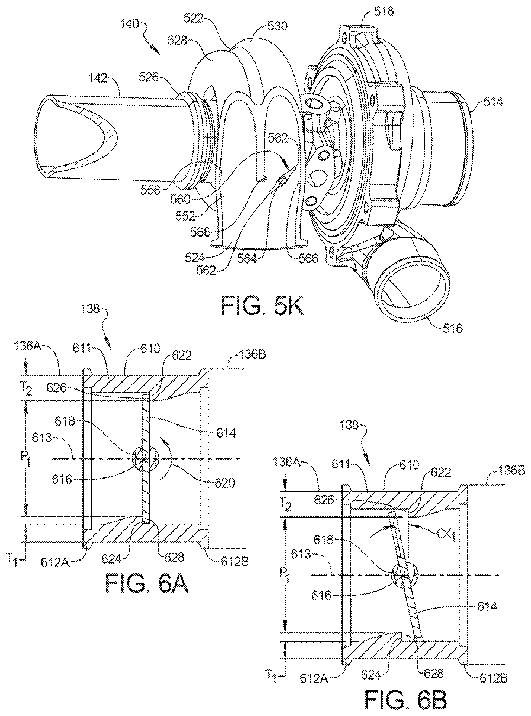 Patent US11781494 Figure 12 – Turbocharger system for a two-stroke engine having selectable boost modes