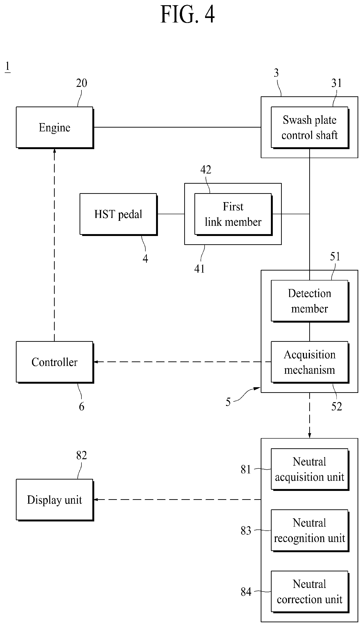 Patent US11781496 Figure 3 – Agricultural work vehicle