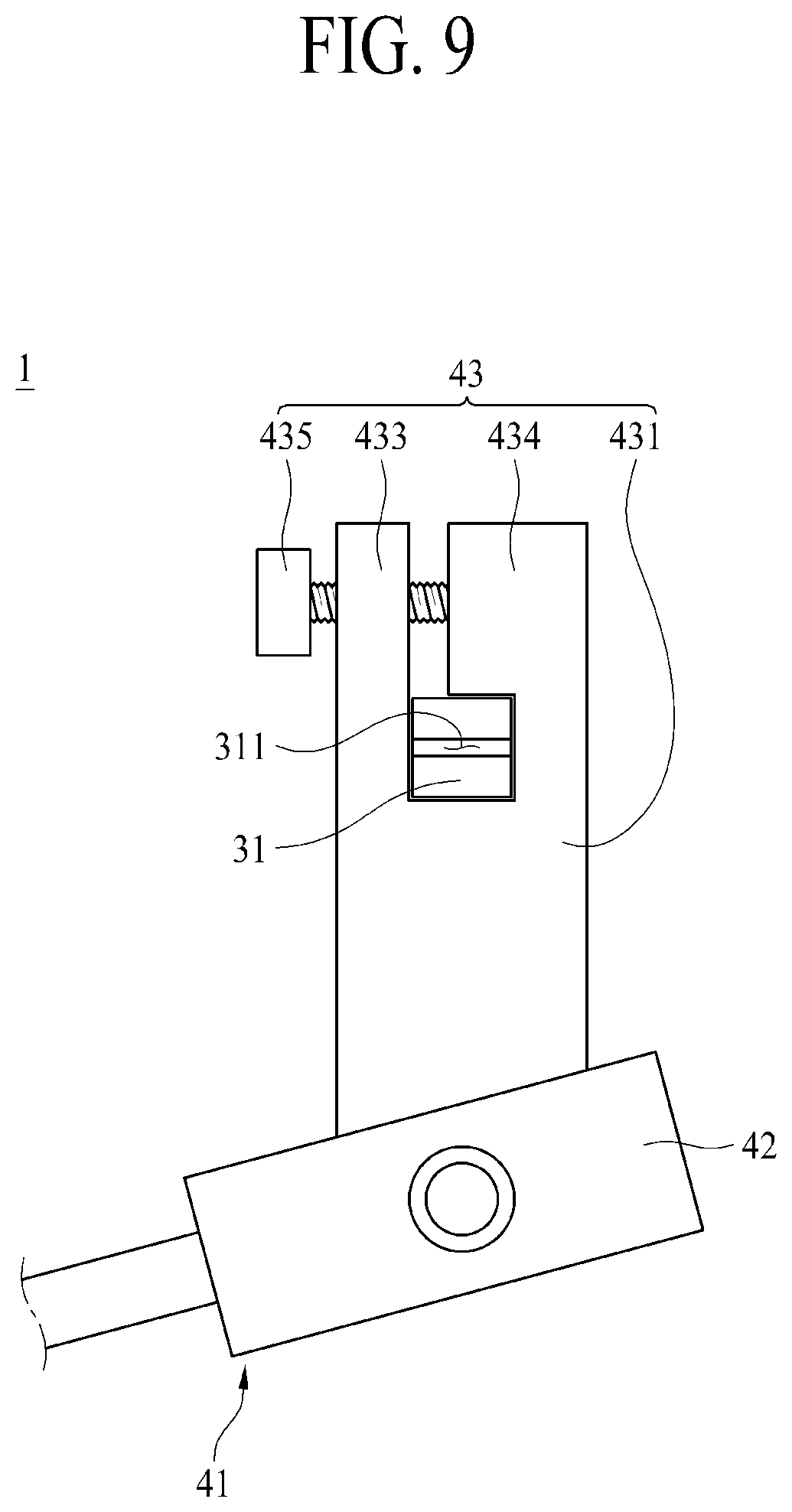 Patent US11781496 Figure 8 – Agricultural work vehicle