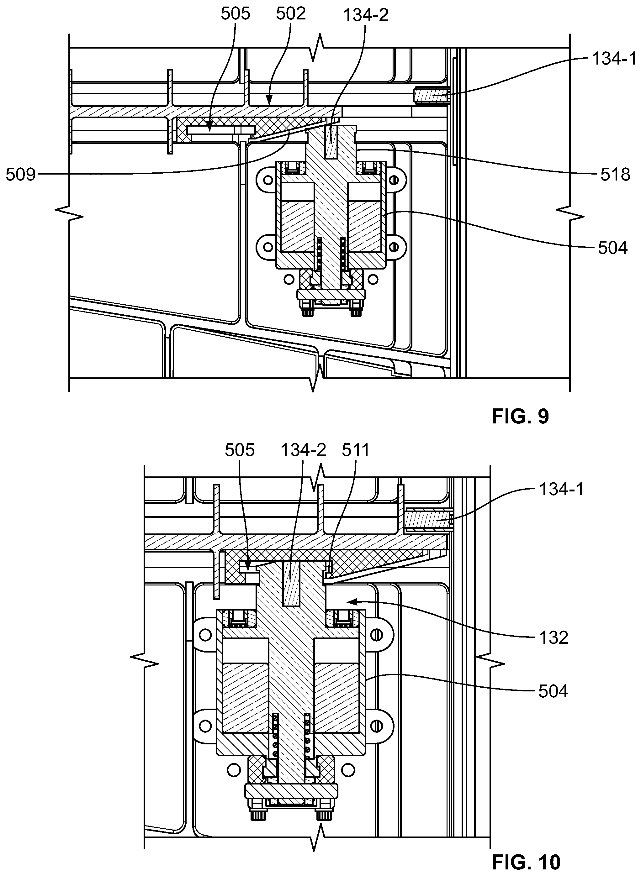 Patent US11781503 Figure 5 – Translating cowl thrust reverser primary lock system