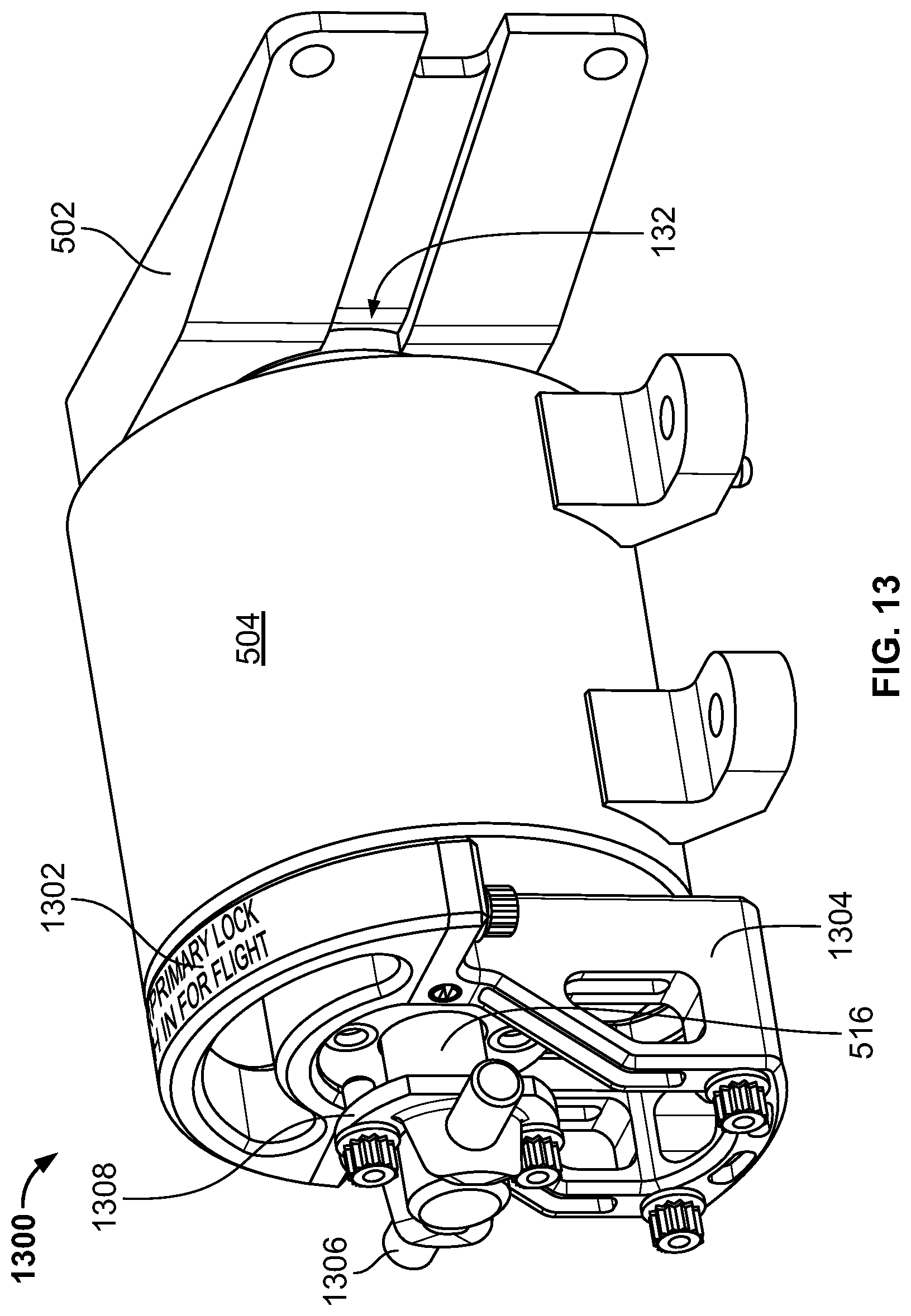 Patent US11781503 Figure 7 – Translating cowl thrust reverser primary lock system