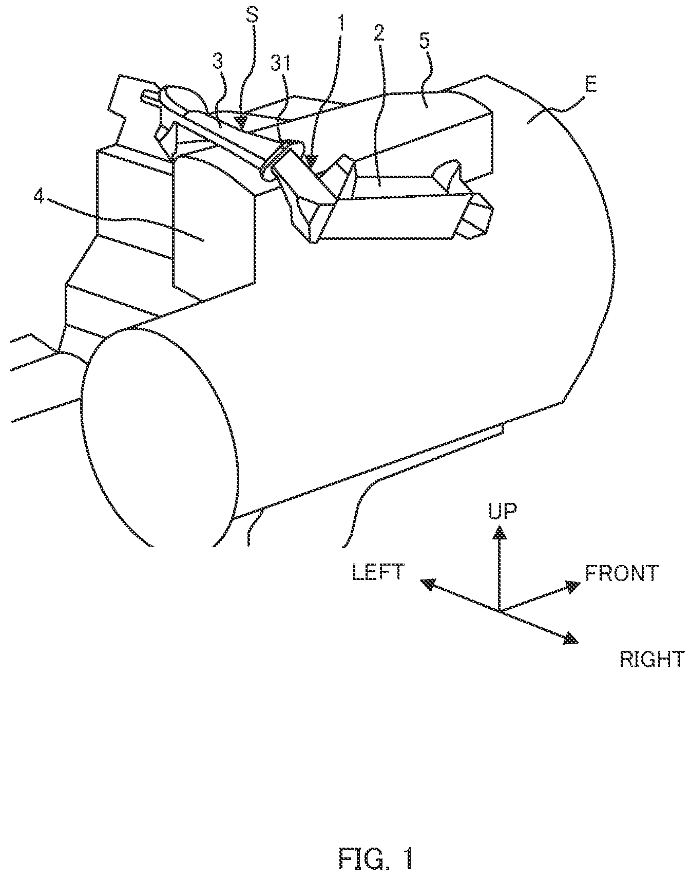 Patent US11781509 Figure 1 – Exhaust gas recirculation structure