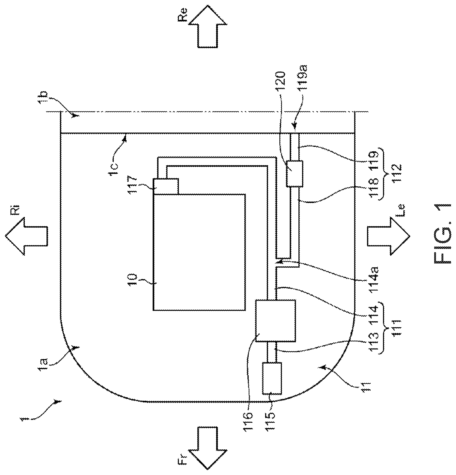 Patent US11781510 Figure 1 – Engine intake system