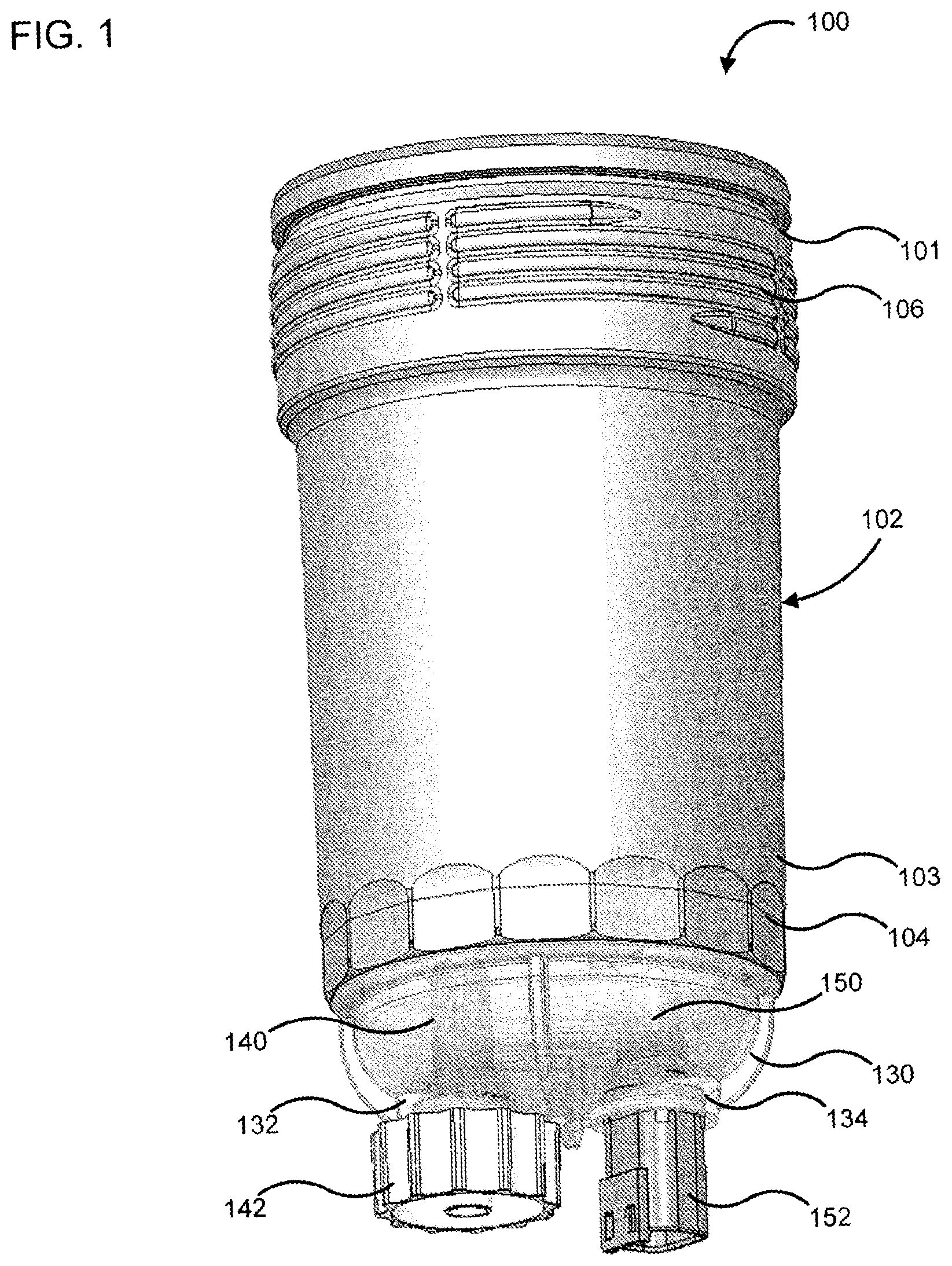 Patent US11781512 Figure 1 – Bowl for filter assemblies