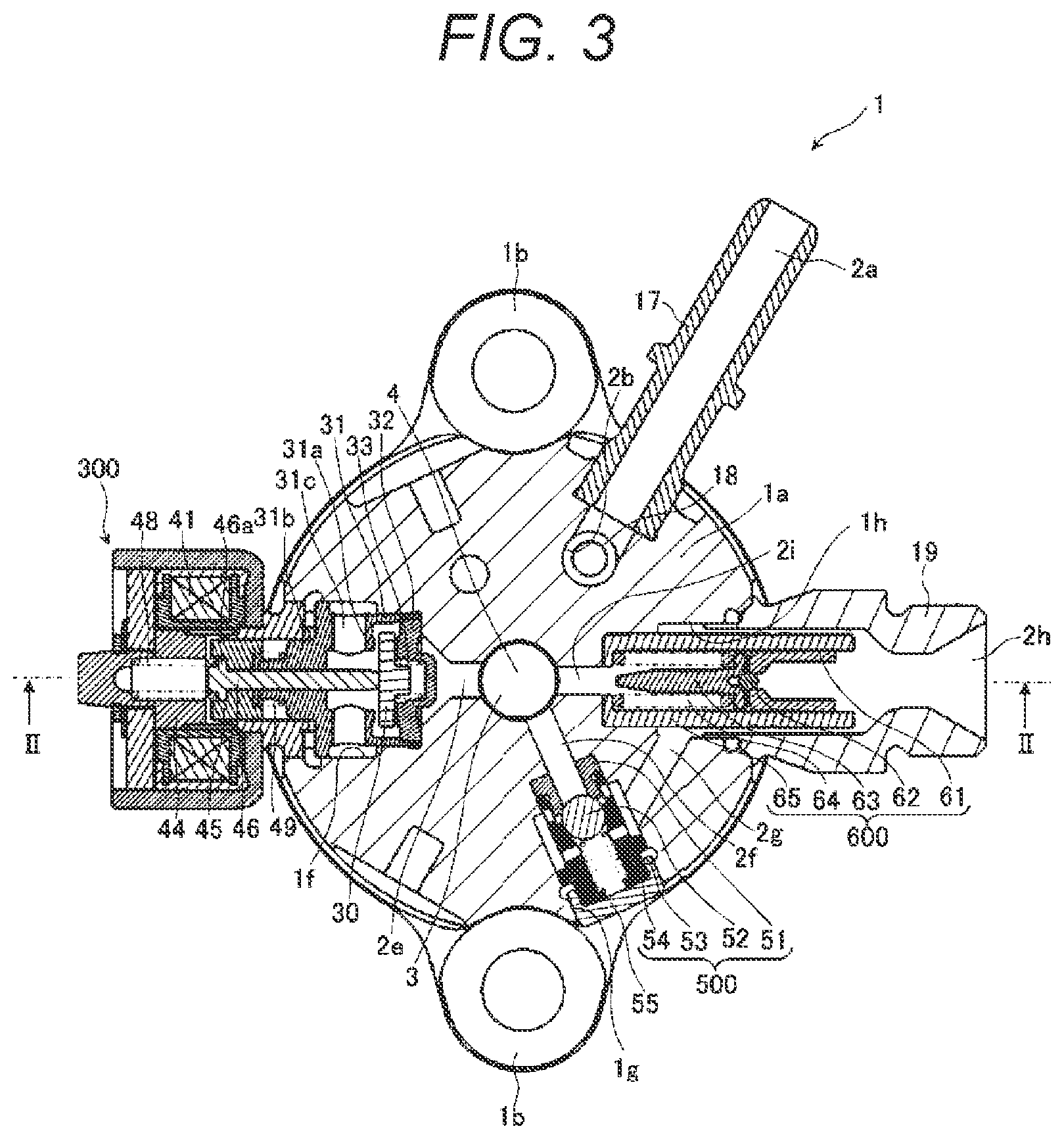 Patent US11781513 Figure 3 – Discharge valve mechanism and high-pressure fuel supply pump including the same