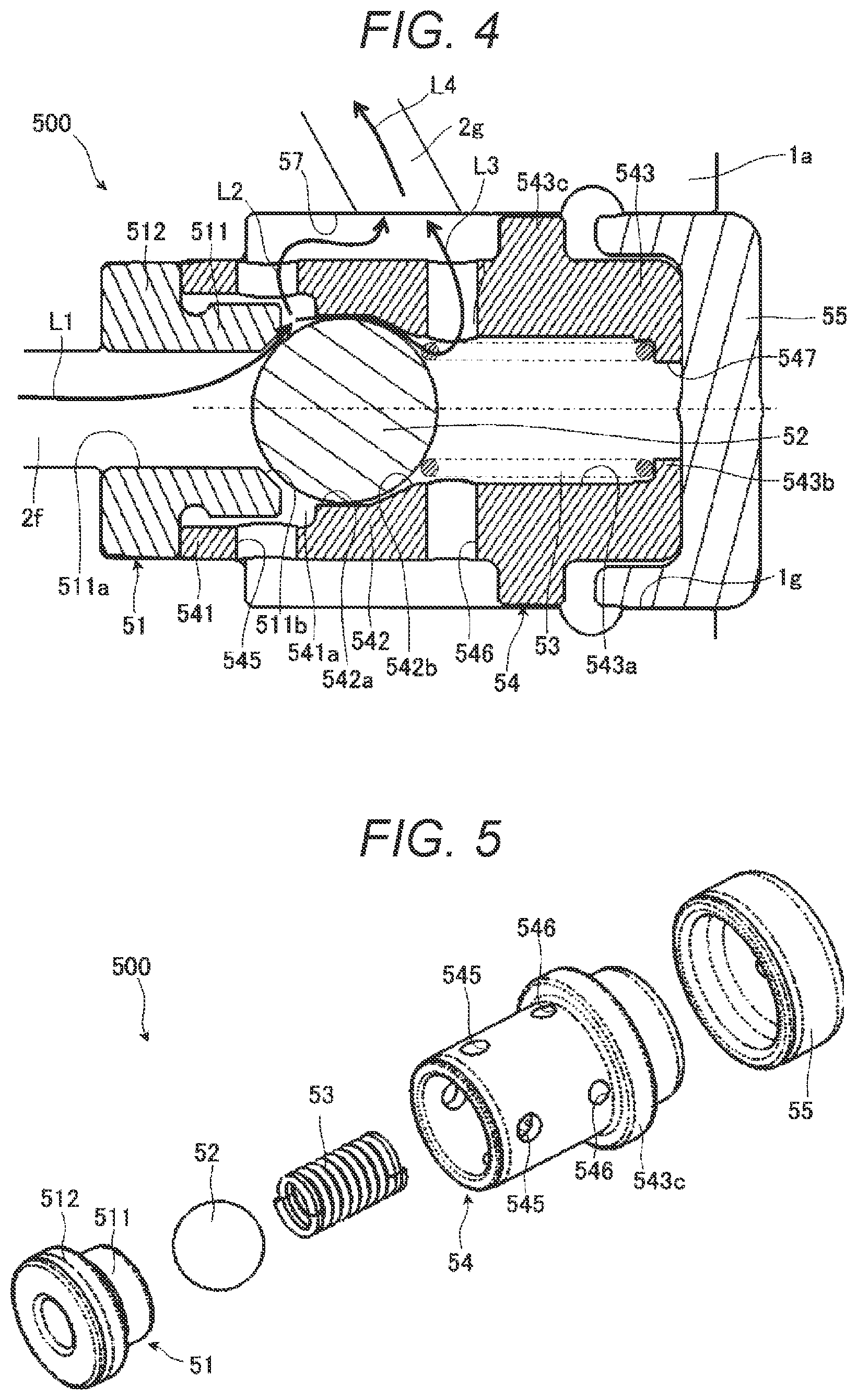 Patent US11781513 Figure 4 – Discharge valve mechanism and high-pressure fuel supply pump including the same