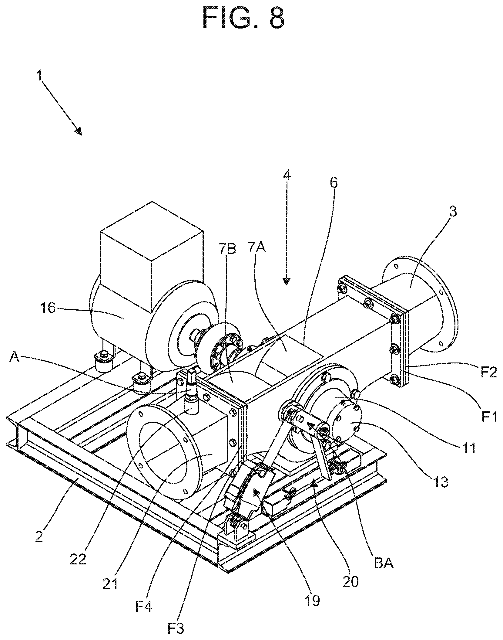 Patent US11781518 Figure 8 – Hydraulic turbine with self-power generation to manage, monitor and control the pressure and flow in a water or other fluid supply system